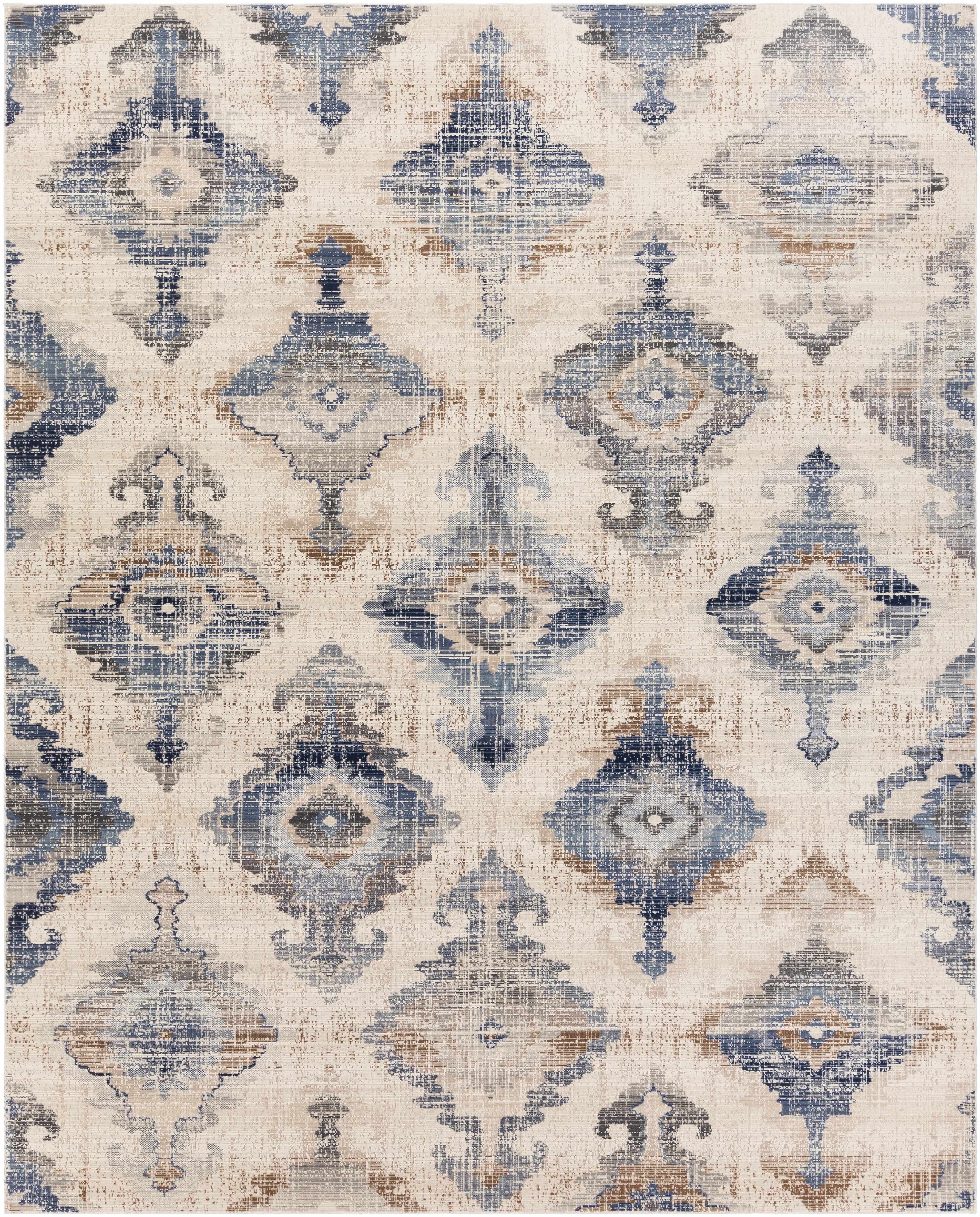 Buckner Blue Ikat Rug - Clearance