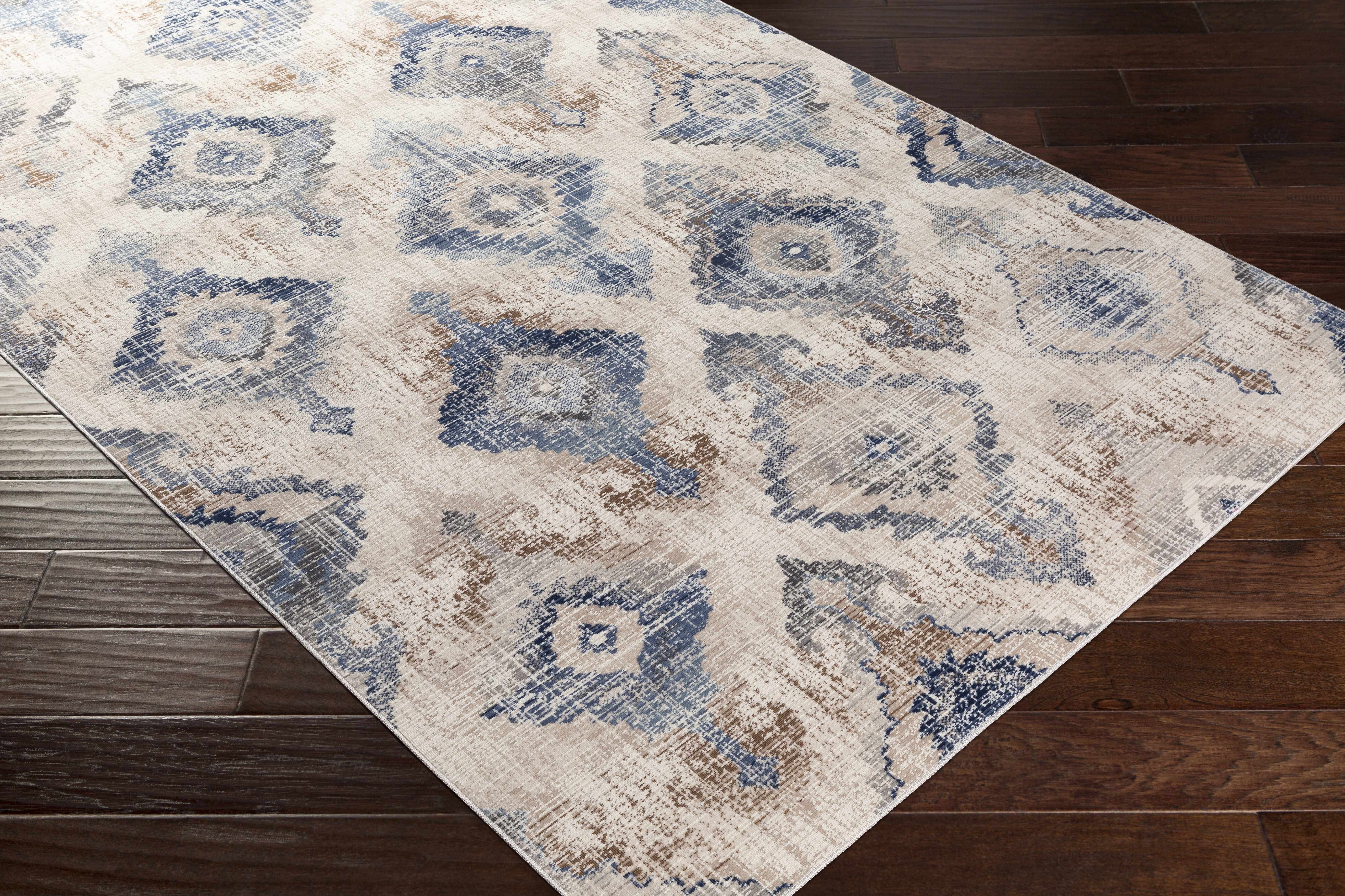 Buckner Blue Ikat Rug - Clearance - Image 8