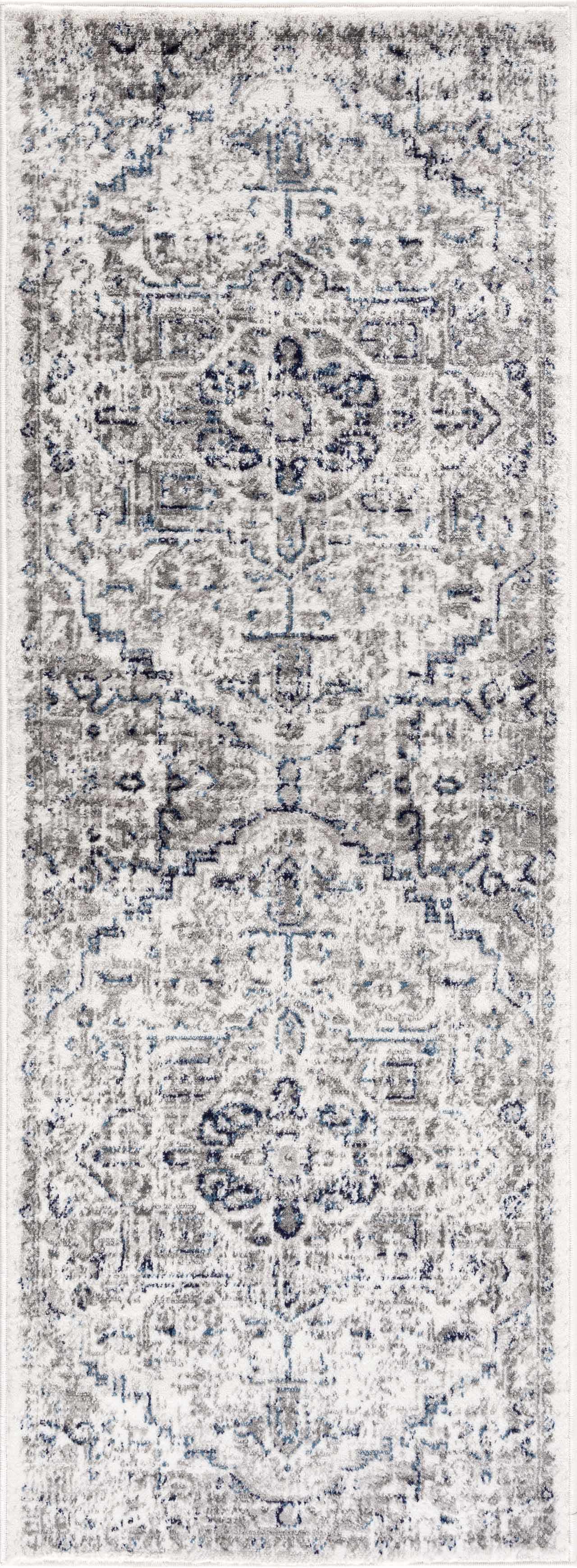 Buenaventura Cream & Navy Area Rug - Clearance - Image 11