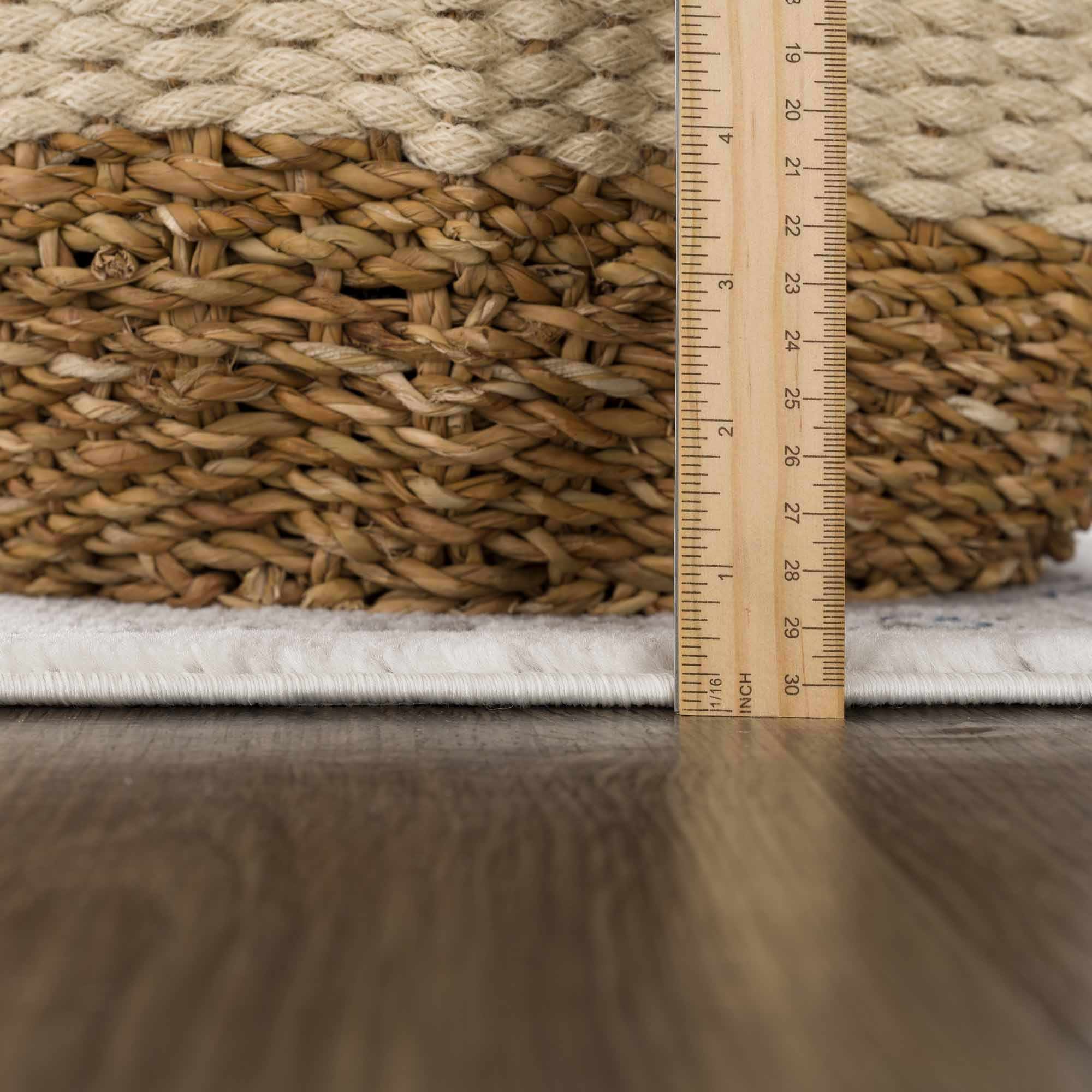 Buenaventura Cream & Navy Area Rug - Clearance - Image 12