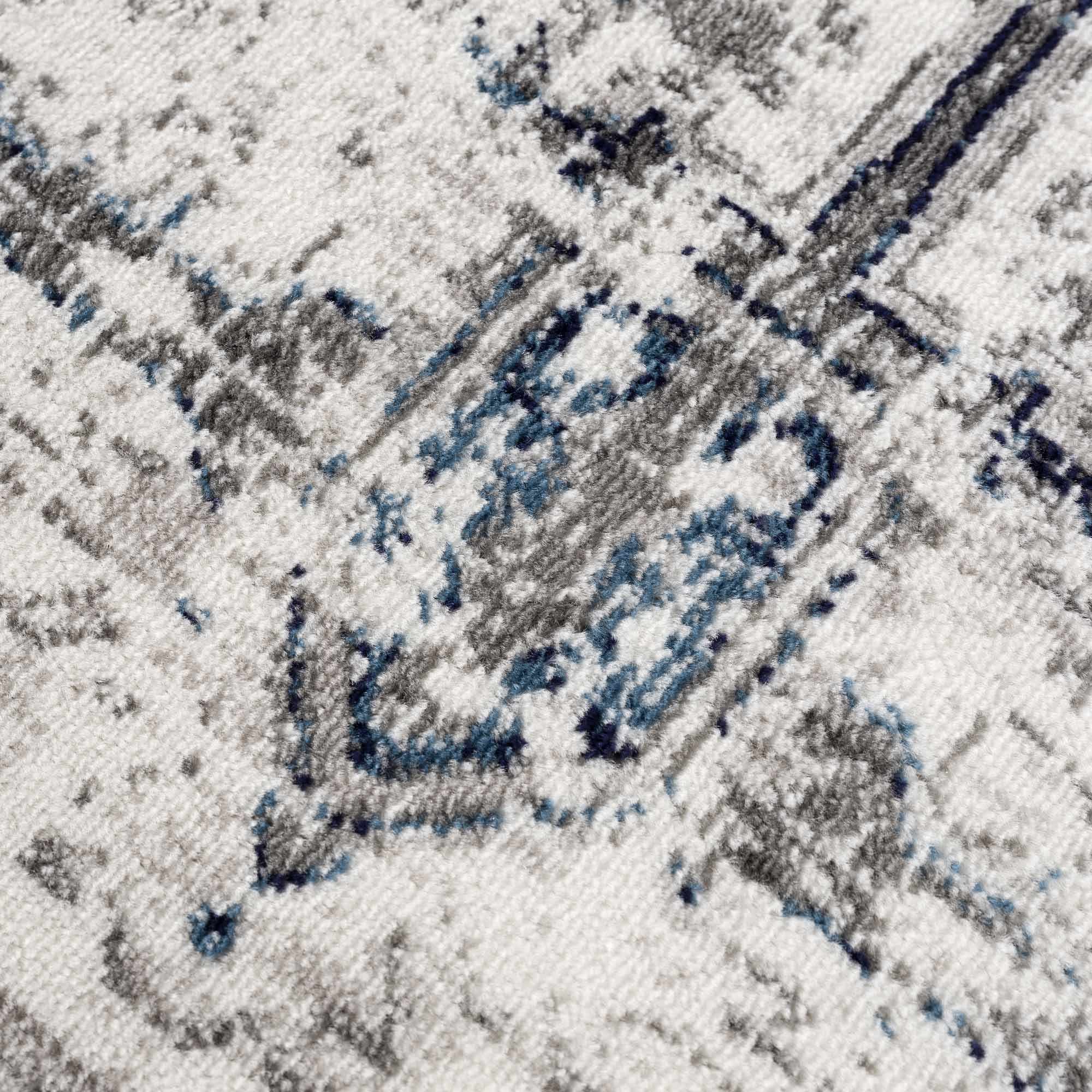 Buenaventura Cream & Navy Area Rug - Clearance - Image 15