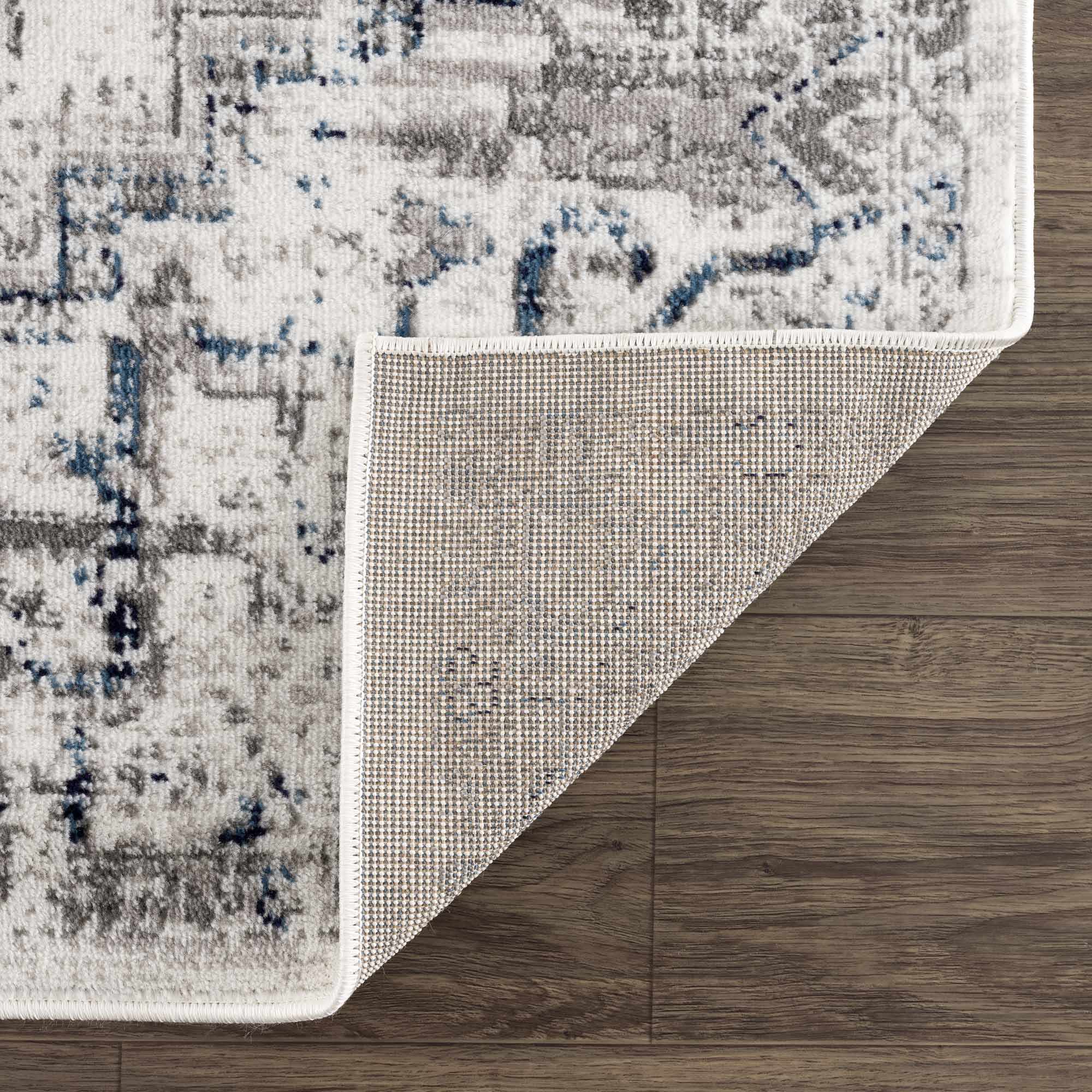 Buenaventura Cream & Navy Area Rug - Clearance - Image 5