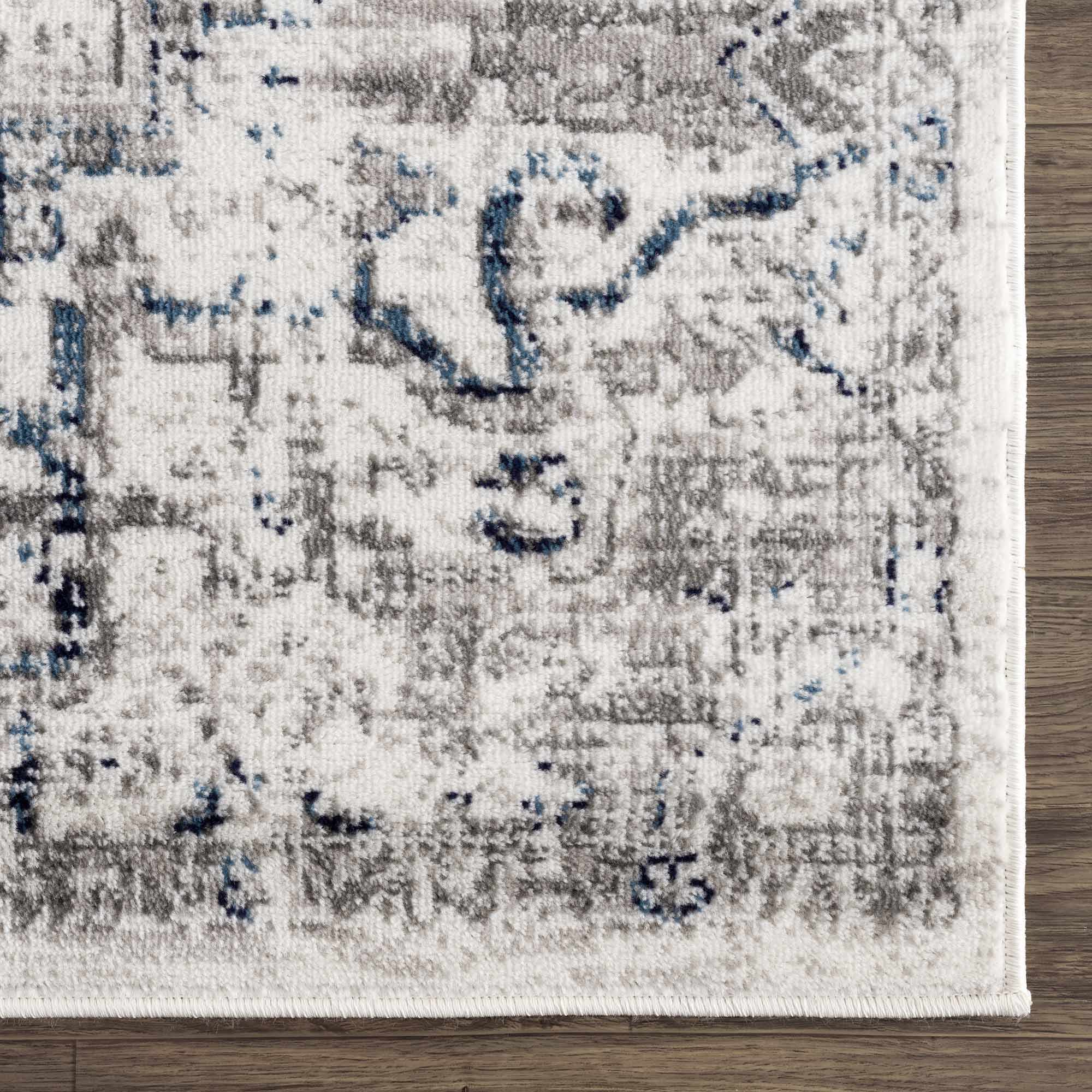 Buenaventura Cream & Navy Area Rug - Clearance - Image 8