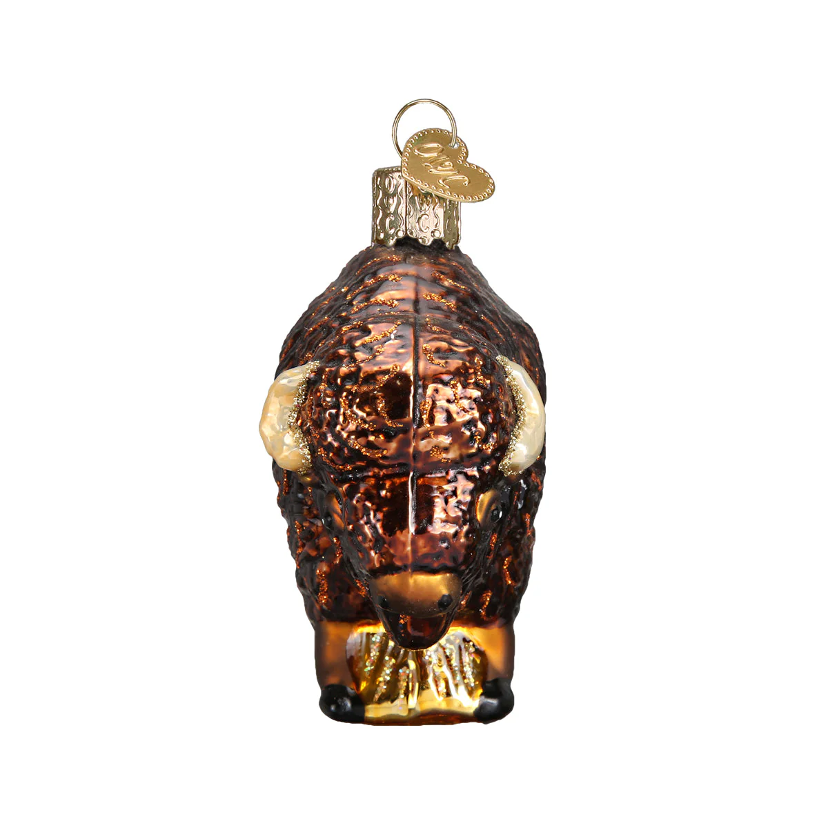 Buffalo Ornament 2.75x3.5x1.5 Inches by Old World Christmas - Image 4