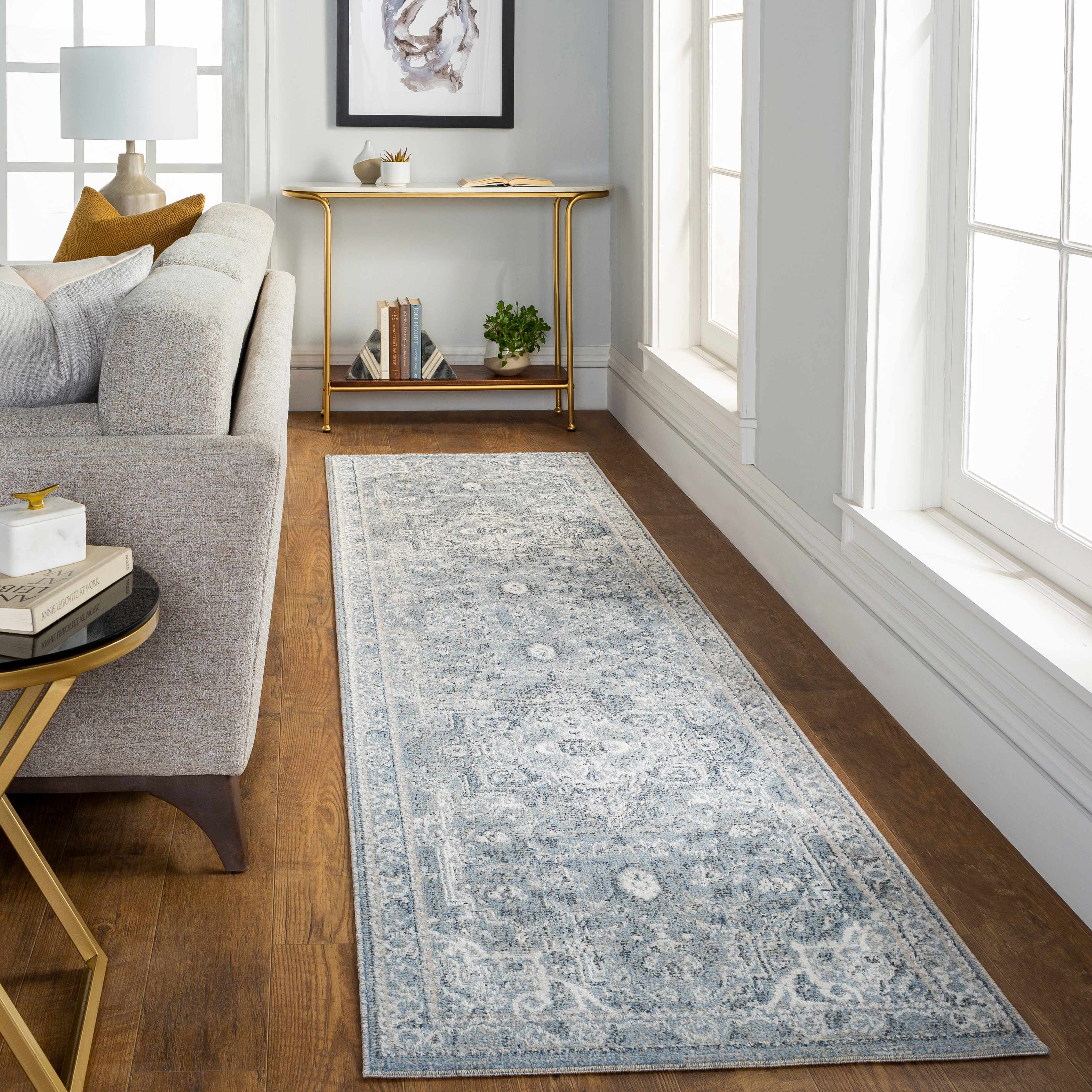 Buguey Blue Area Rug - Clearance - Image 11