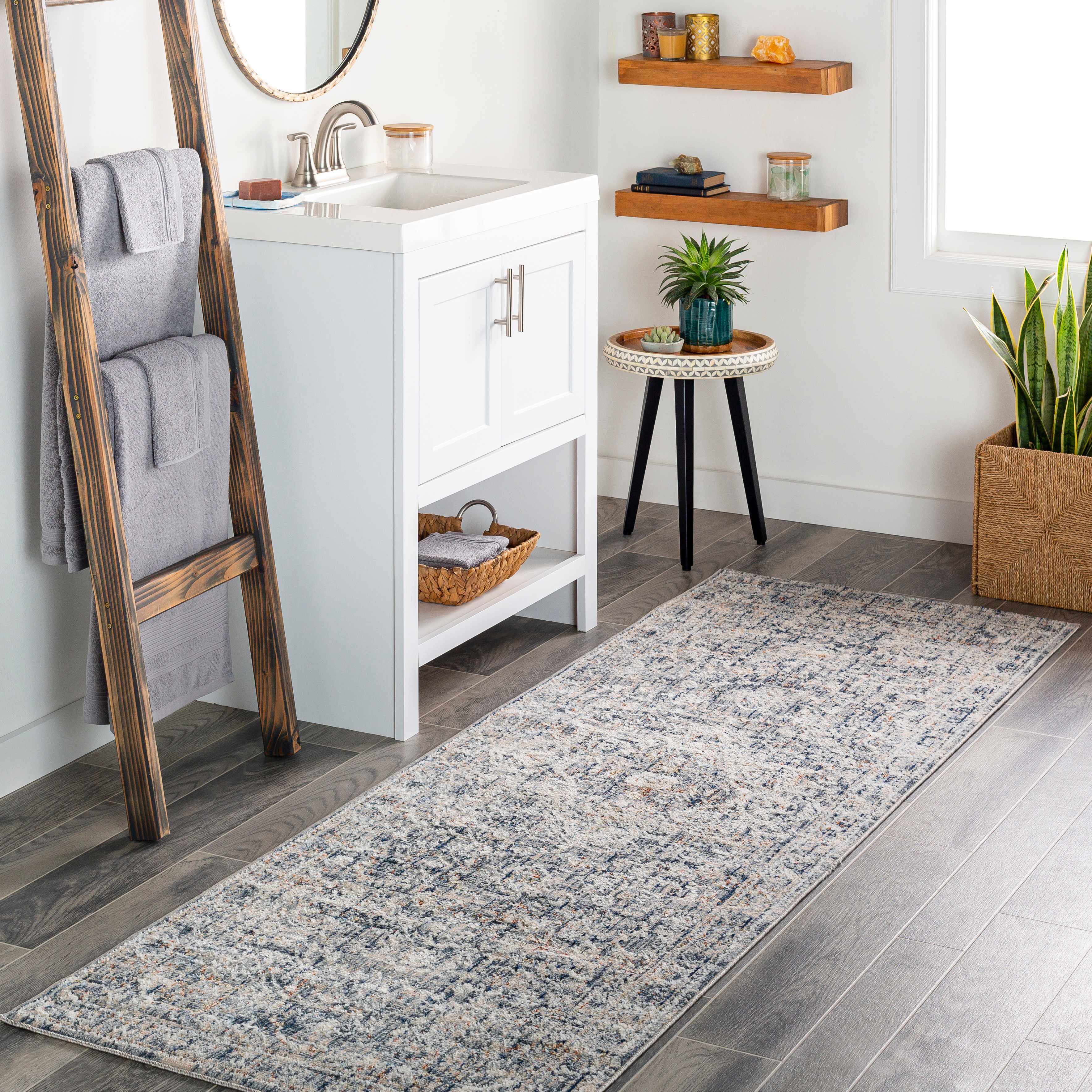 Buguey Blue & Gray Area Rug - Clearance - Image 12
