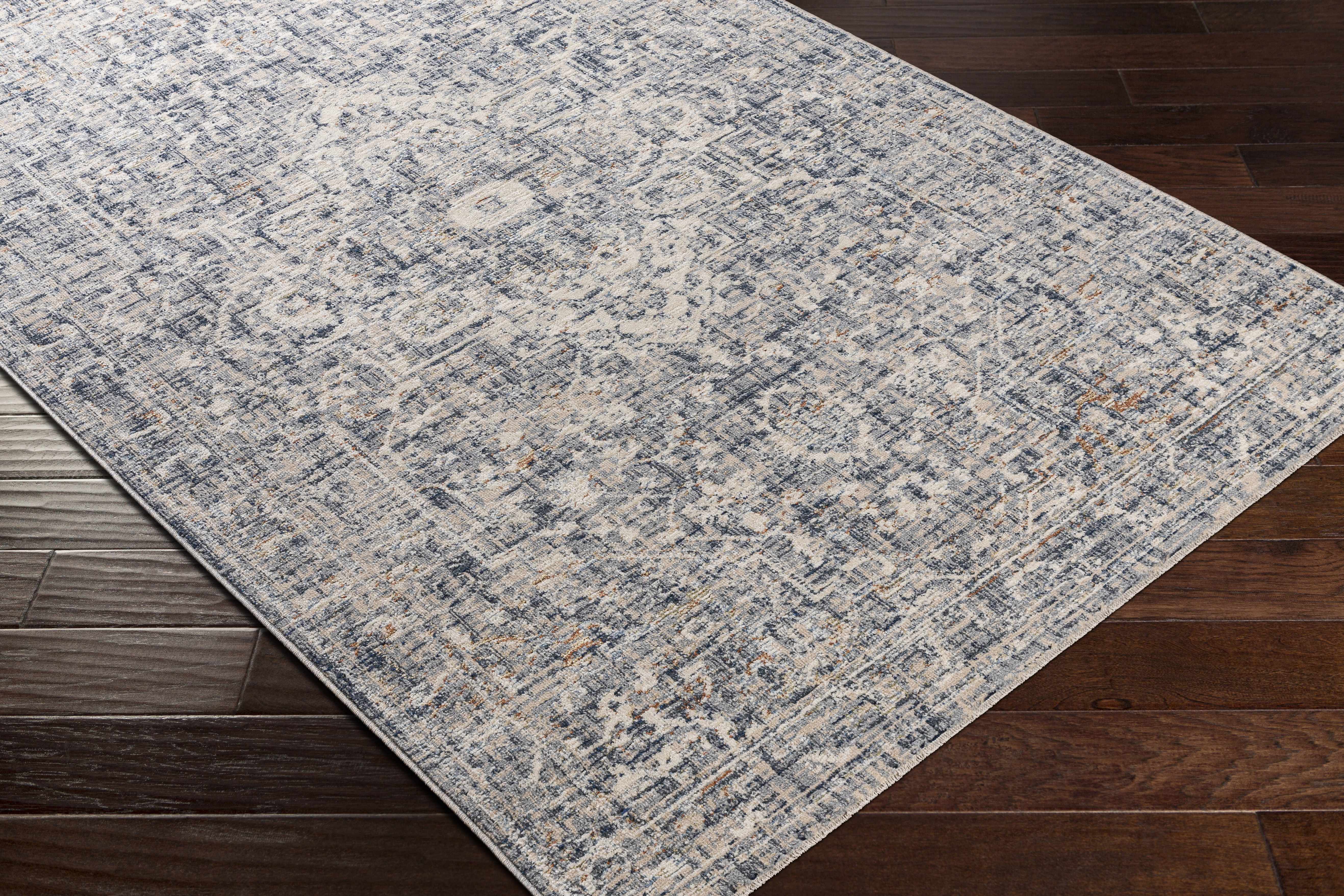 Buguey Blue & Gray Area Rug - Clearance - Image 3