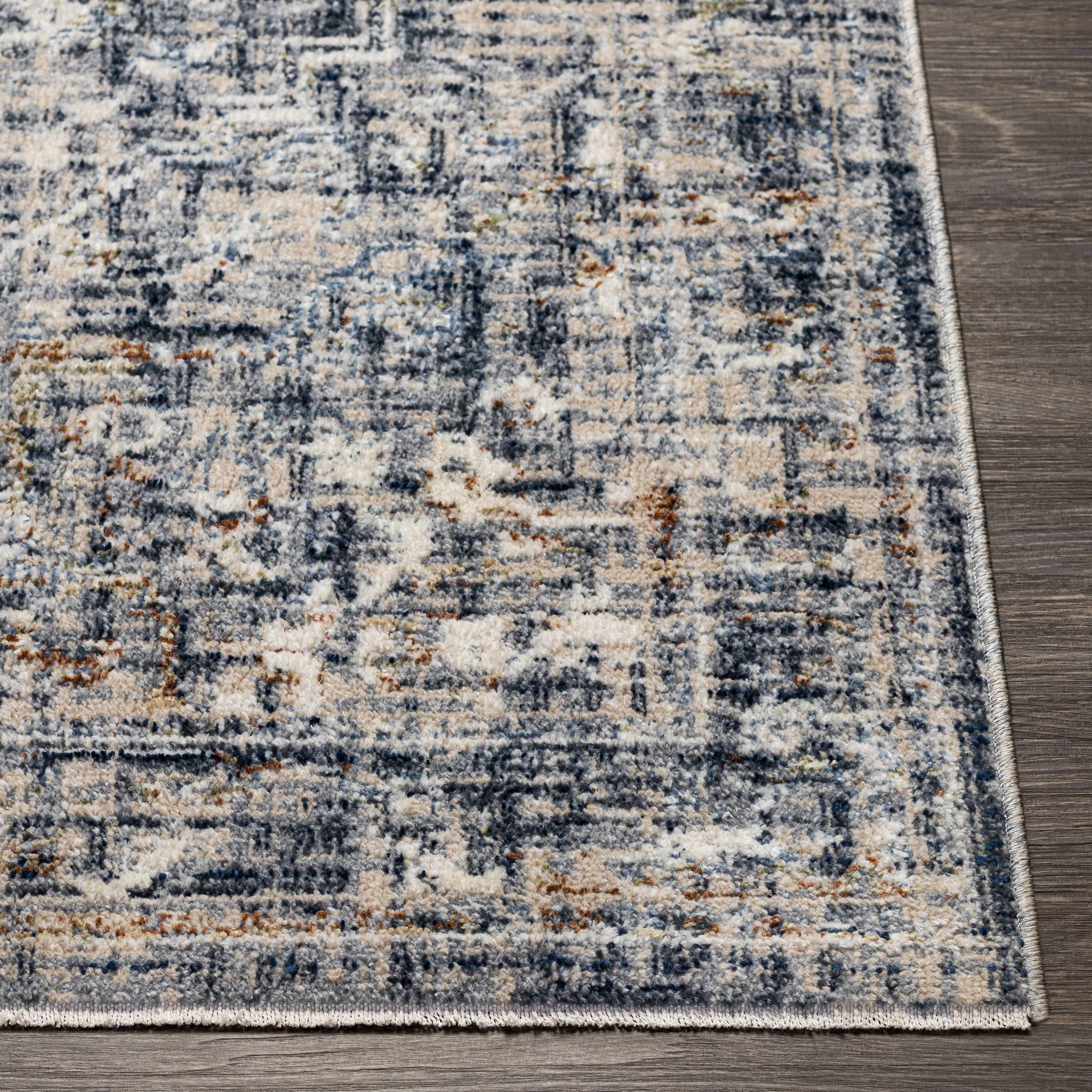 Buguey Blue & Gray Area Rug - Clearance - Image 4