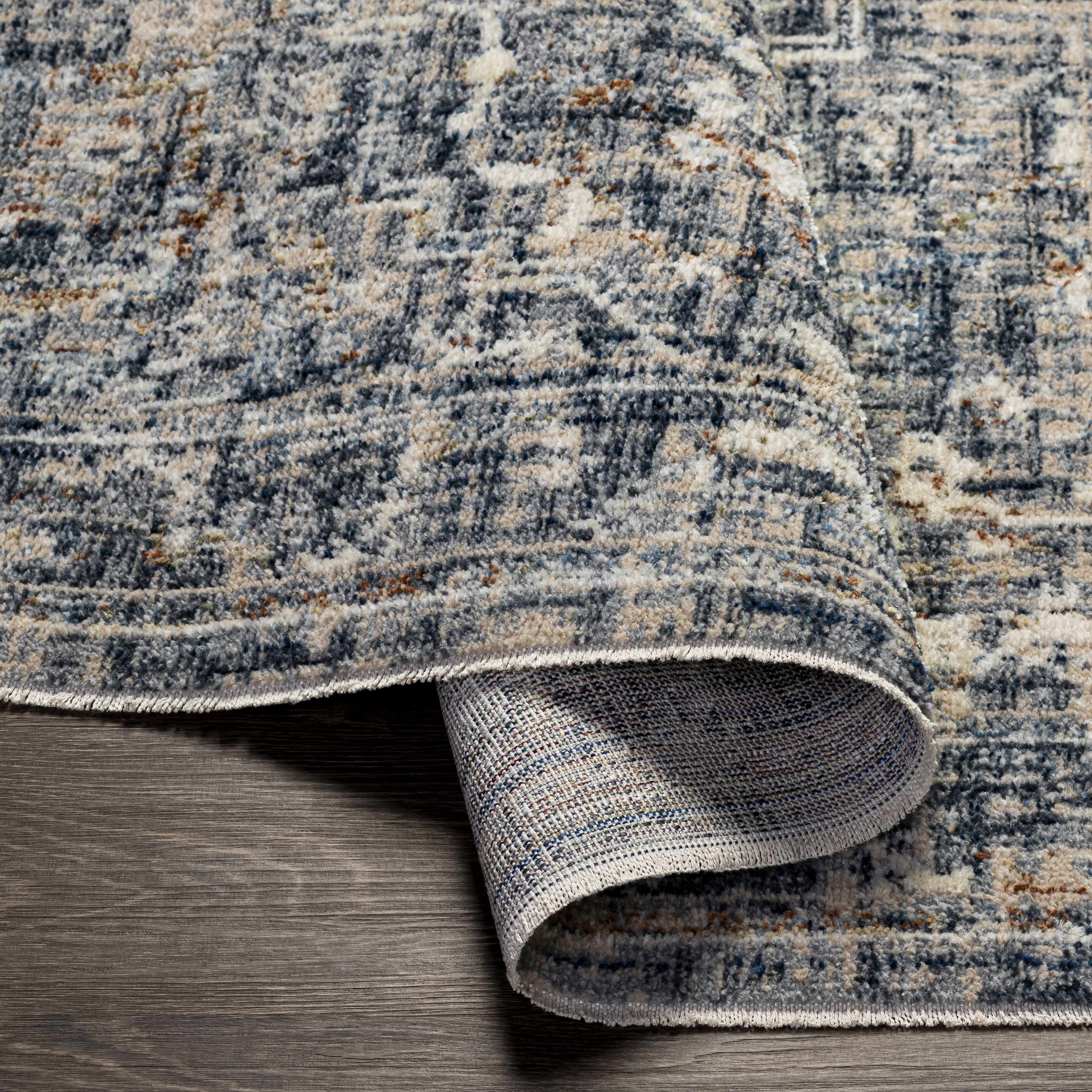 Buguey Blue & Gray Area Rug - Clearance - Image 5
