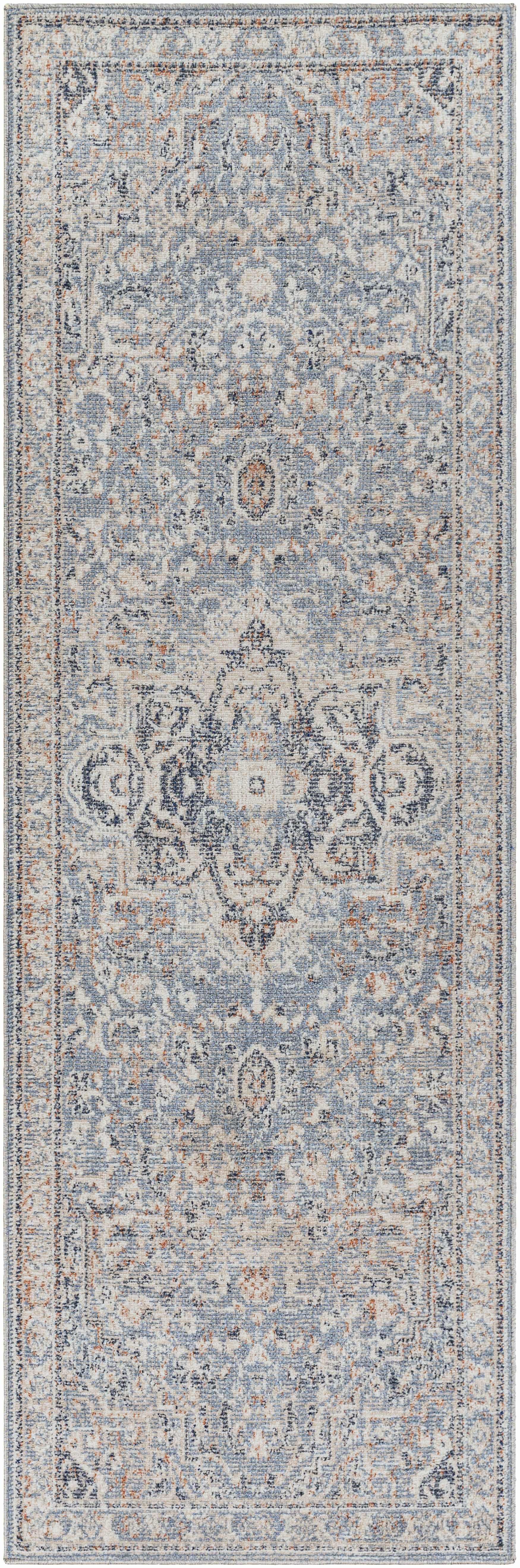 Buguey Cream&Blue  Area Rug - Clearance - Image 10