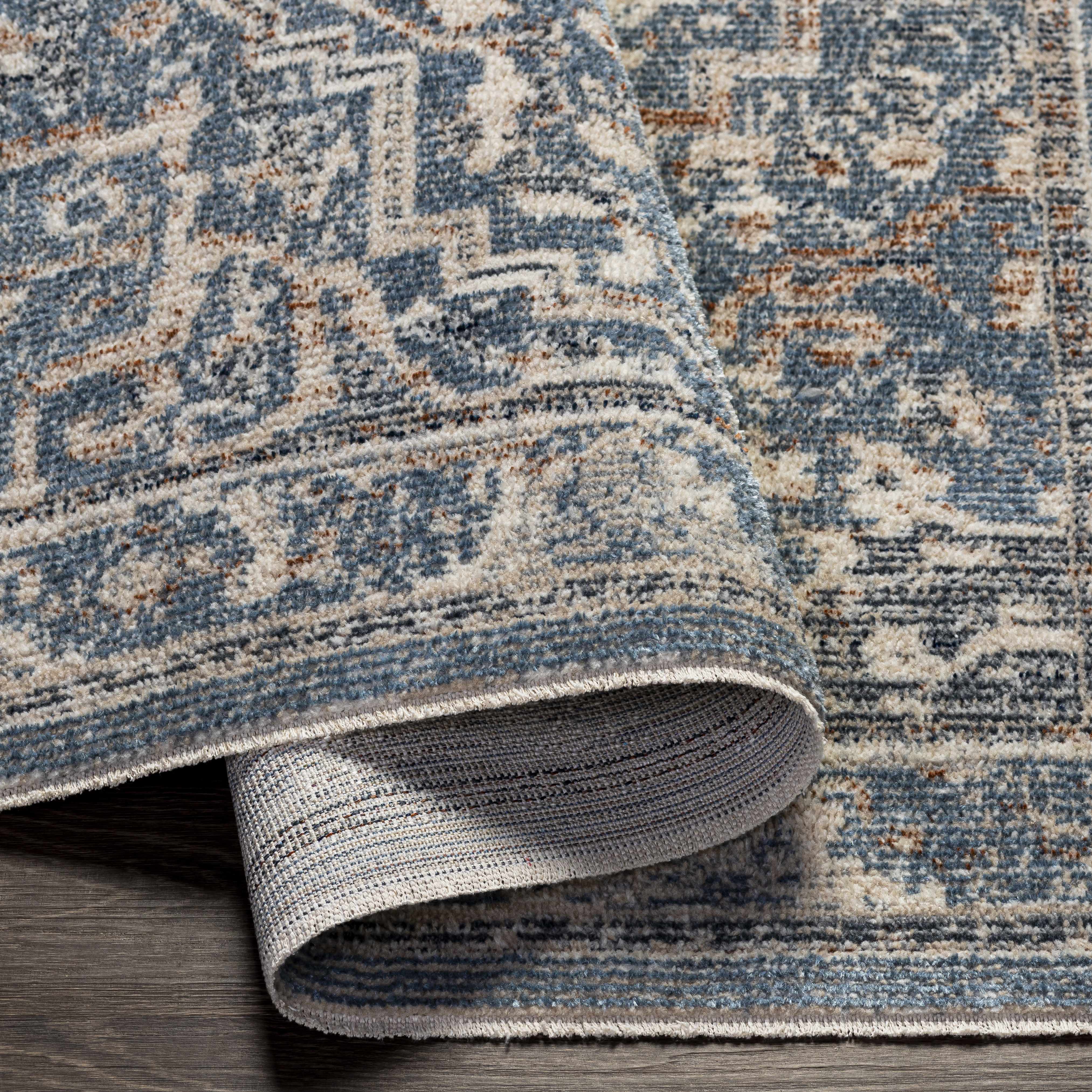 Buguey Cream&Blue  Area Rug - Clearance - Image 5
