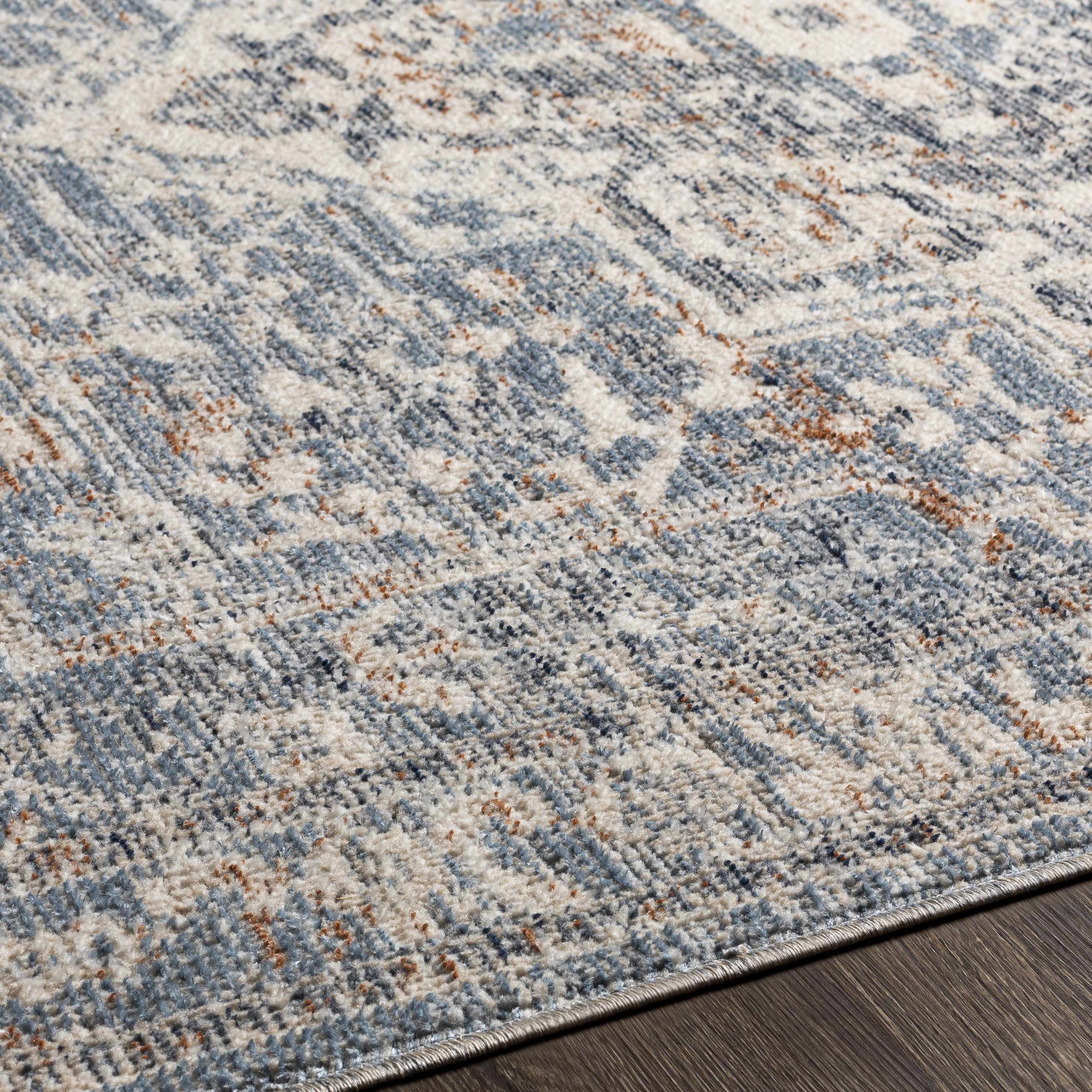 Buguey Cream&Blue  Area Rug - Clearance - Image 6