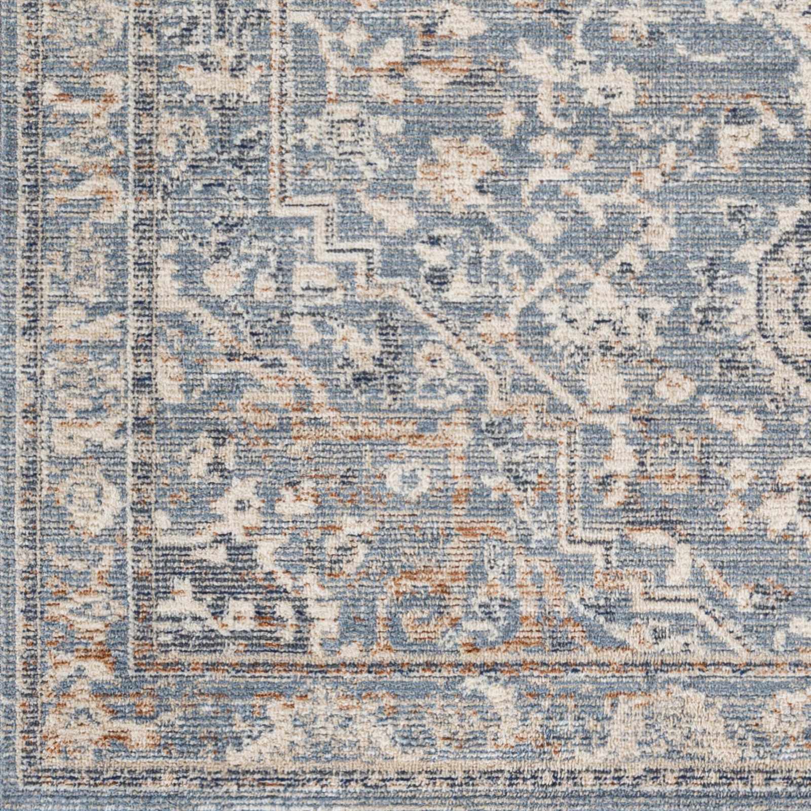 Buguey Cream&Blue  Area Rug - Clearance - Image 7