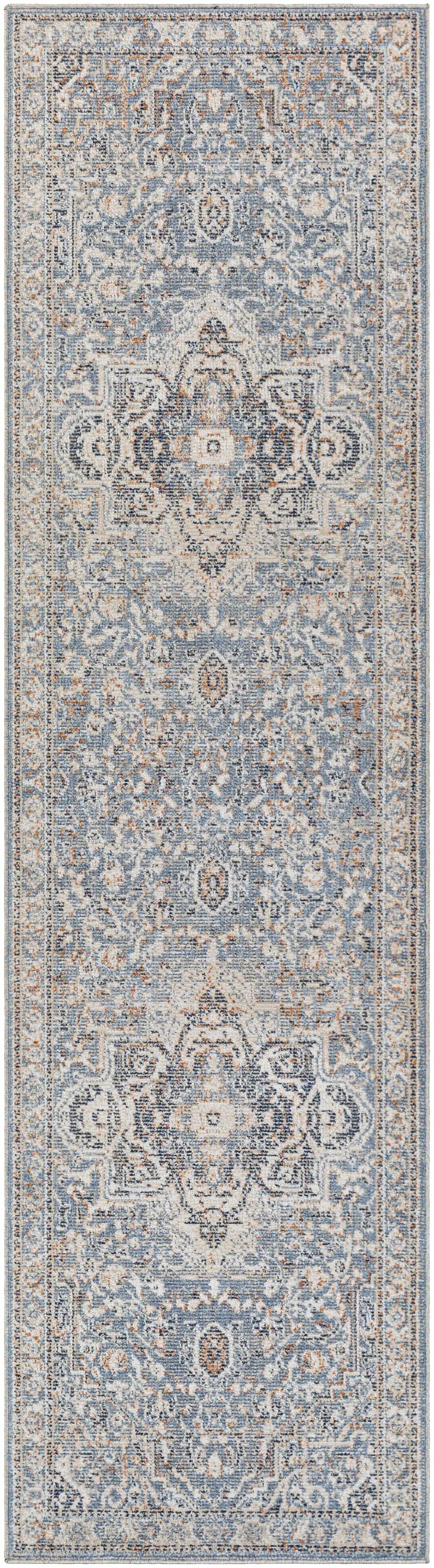 Buguey Cream&Blue  Area Rug - Clearance - Image 9