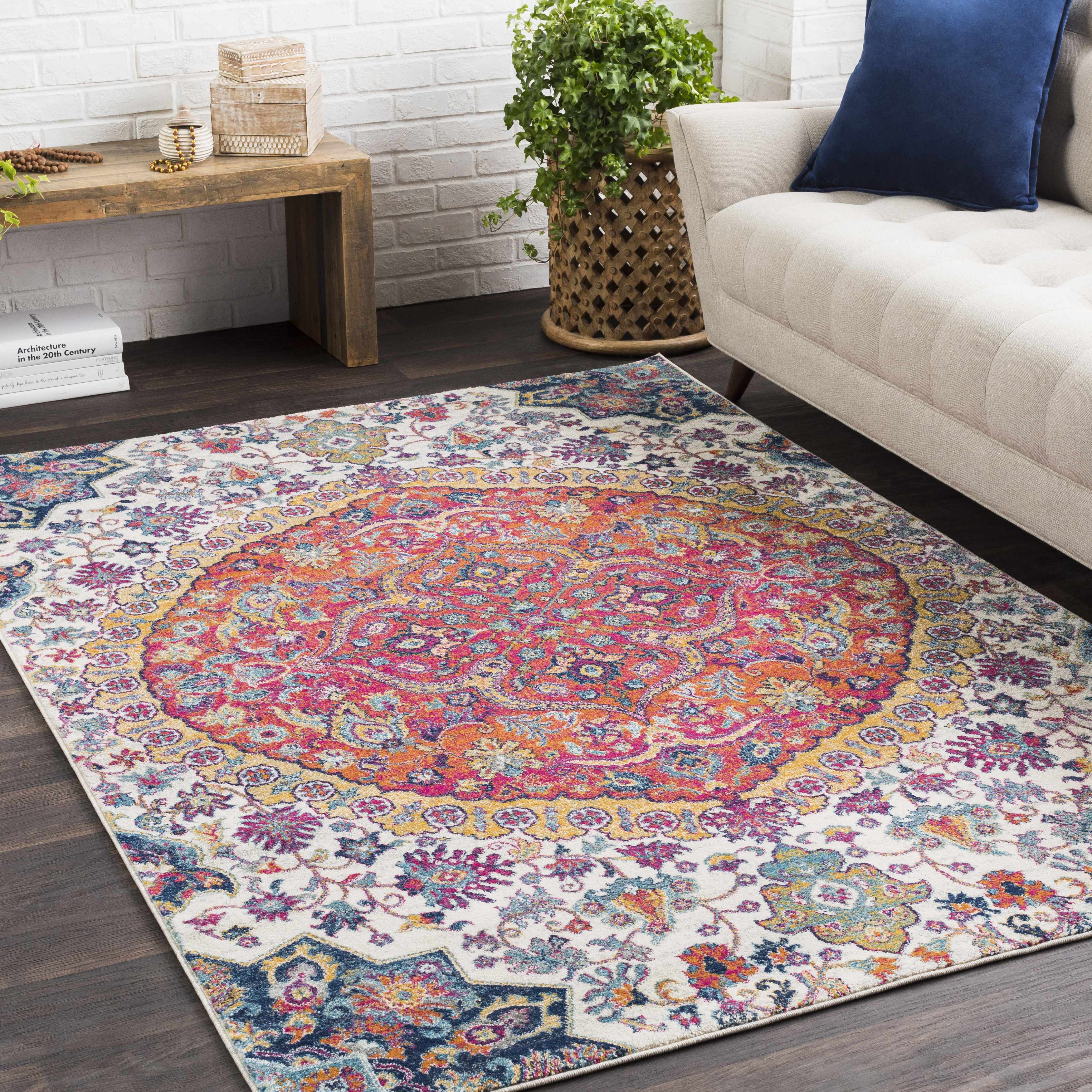 Burgandy Ojus Area Rug - Clearance - Image 2