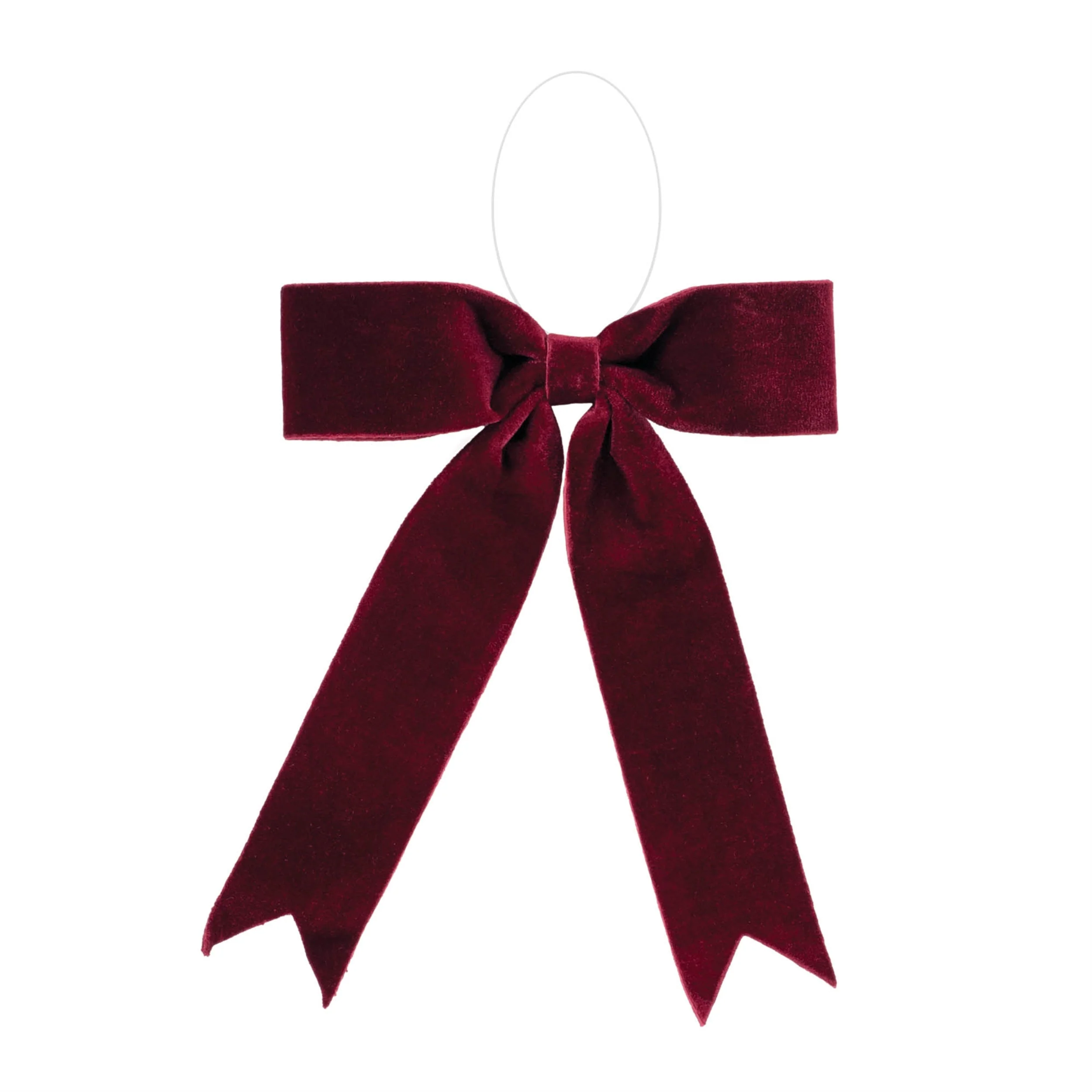 Burgandy Red Holiday Bow (Set of 2) - Image 2