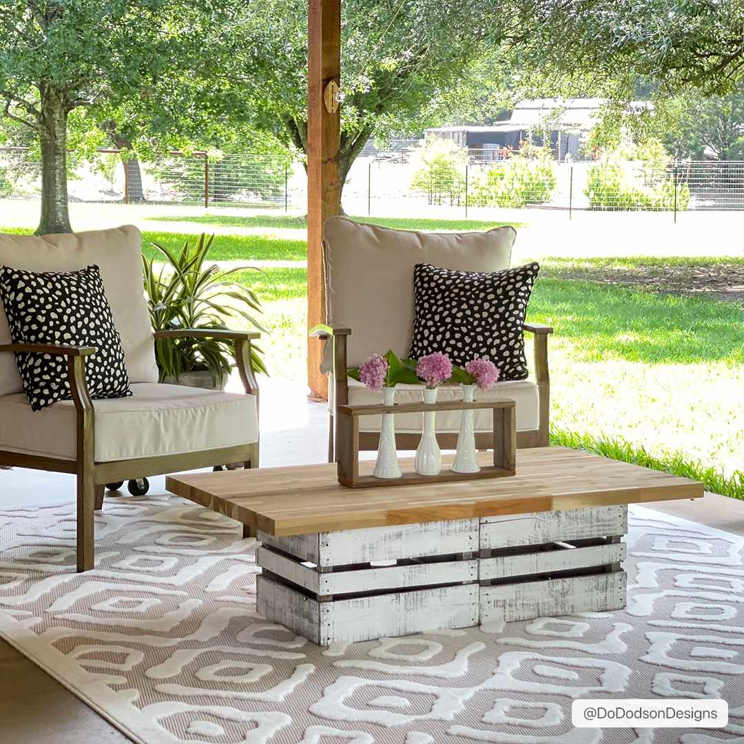 Burl Cream Outdoor Rug - Clearance - Image 3