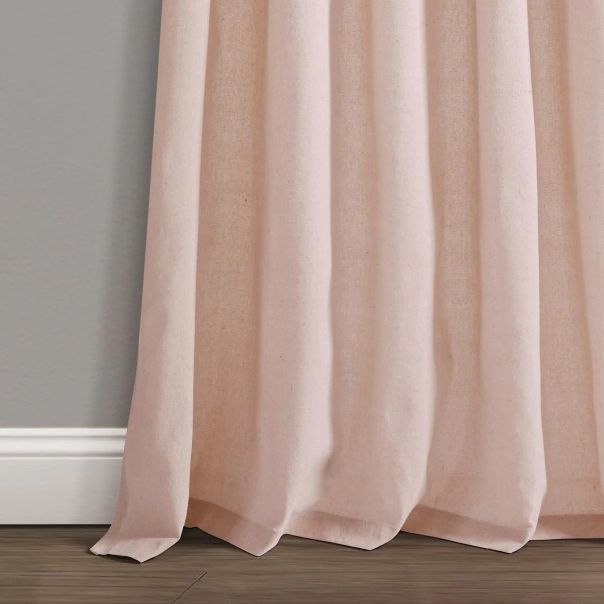Burlap Knotted Tab Top Window Curtain Panel Set - Image 16