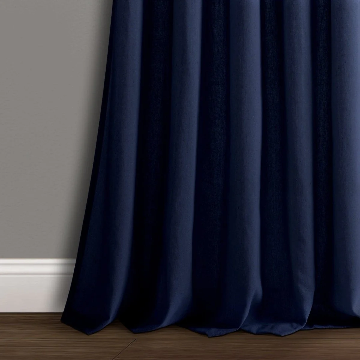 Burlap Knotted Tab Top Window Curtain Panel Set - Image 21