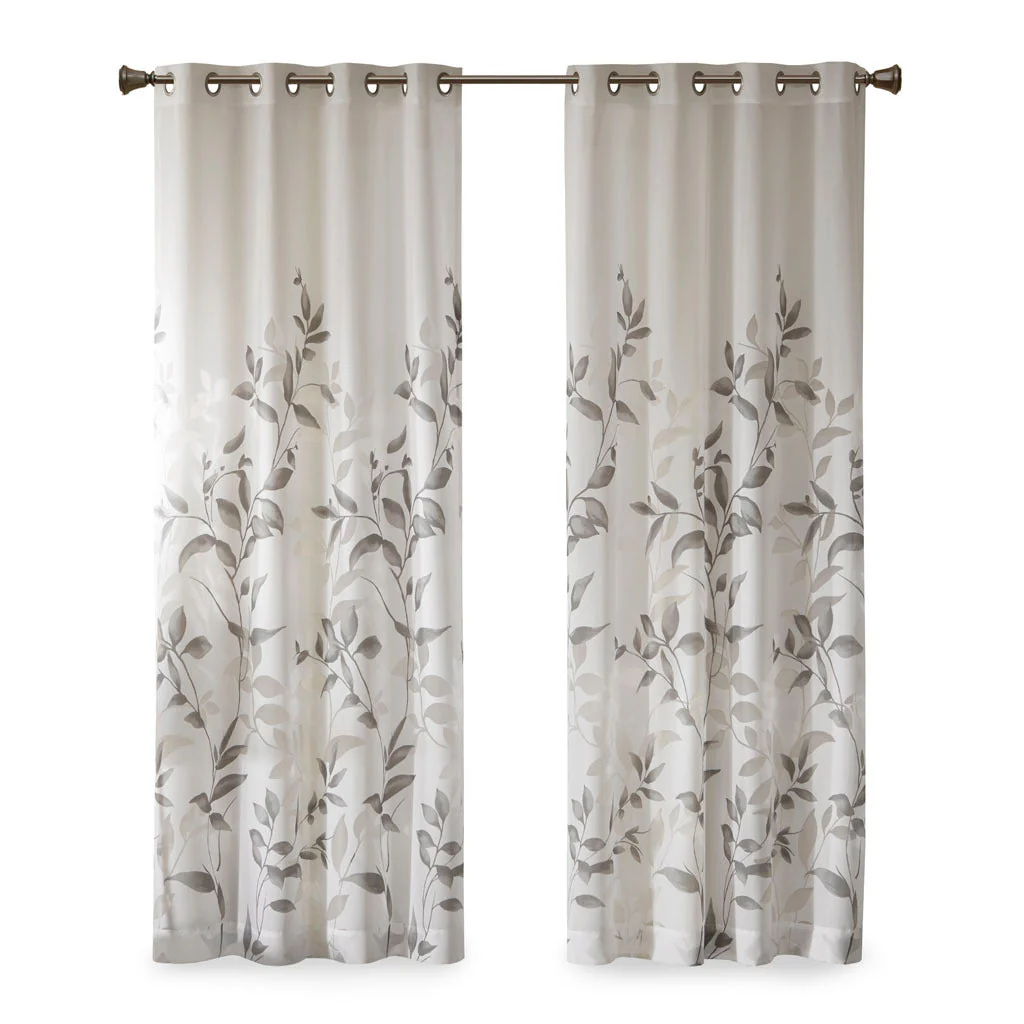 Burnout Printed Curtain Panel - Image 5