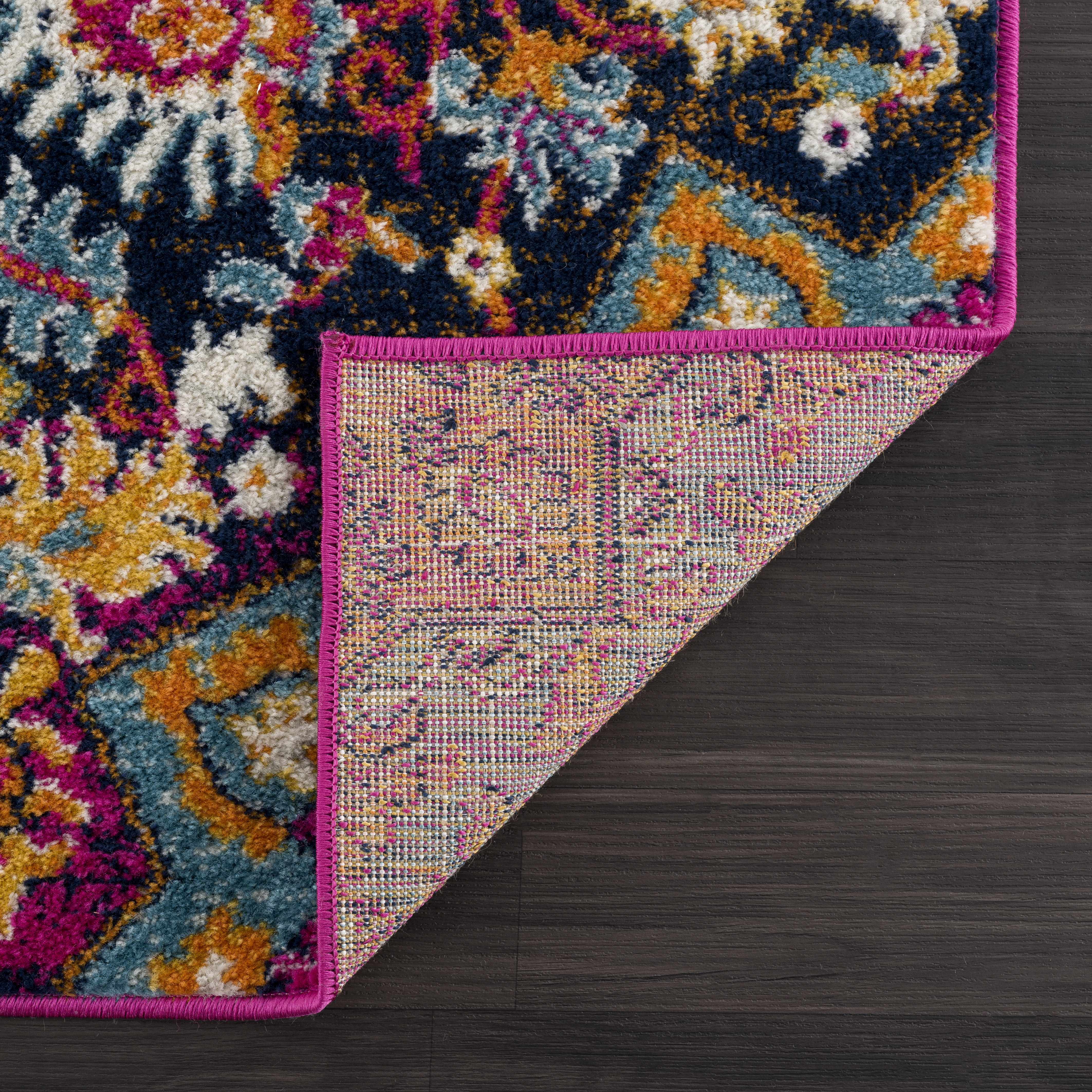 Burnt Orange Ojus Area Rug - Image 4