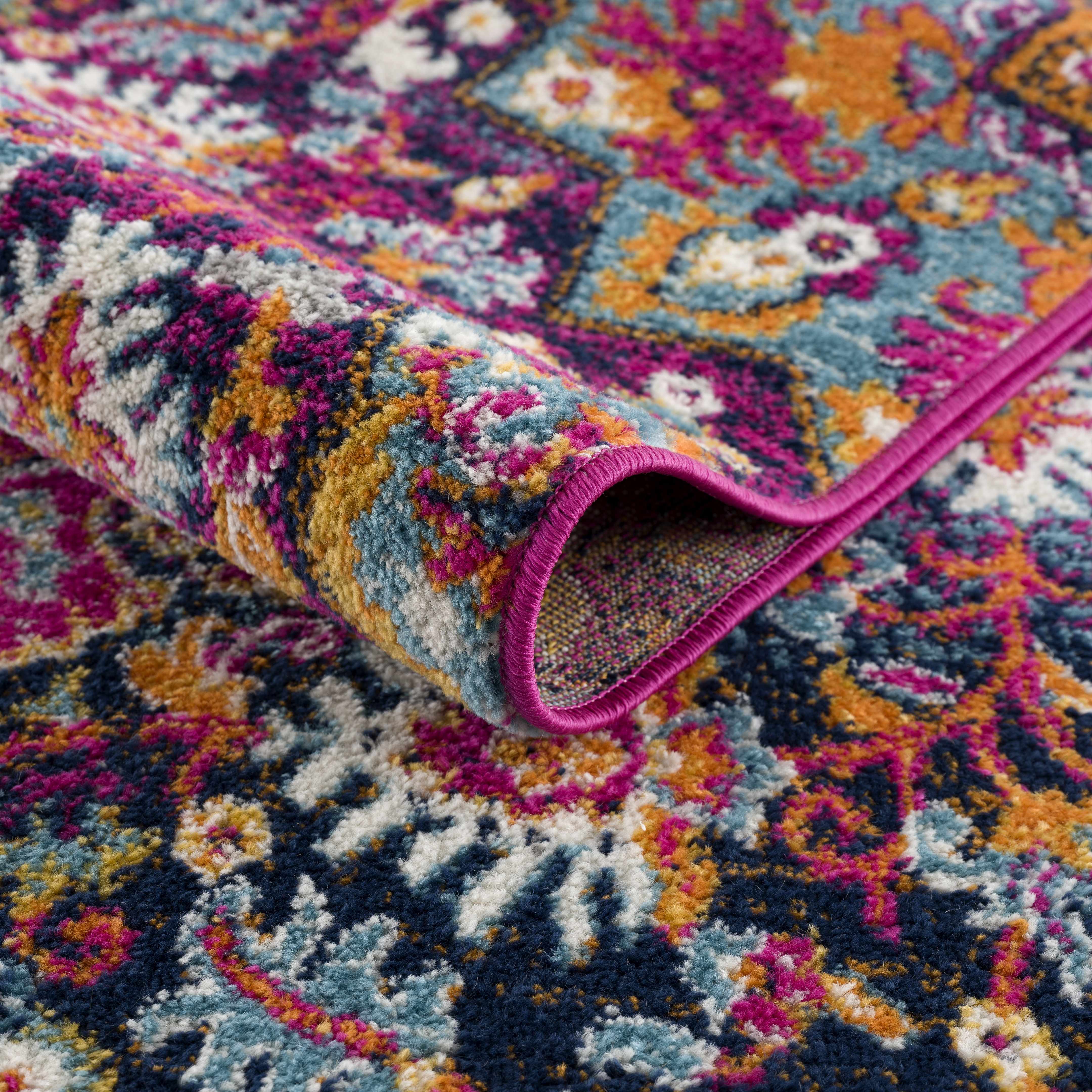 Burnt Orange Ojus Area Rug - Image 5