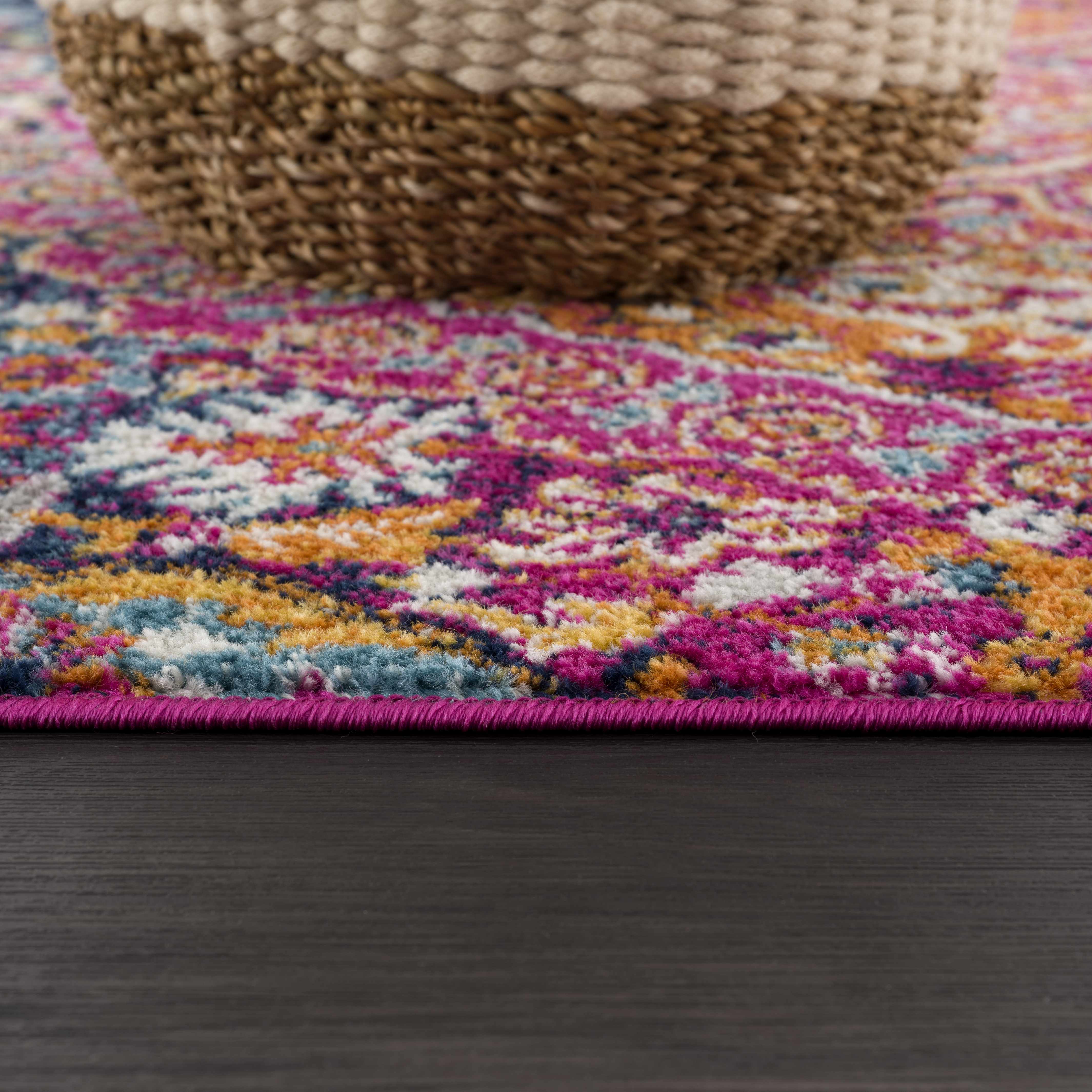 Burnt Orange Ojus Area Rug - Image 7