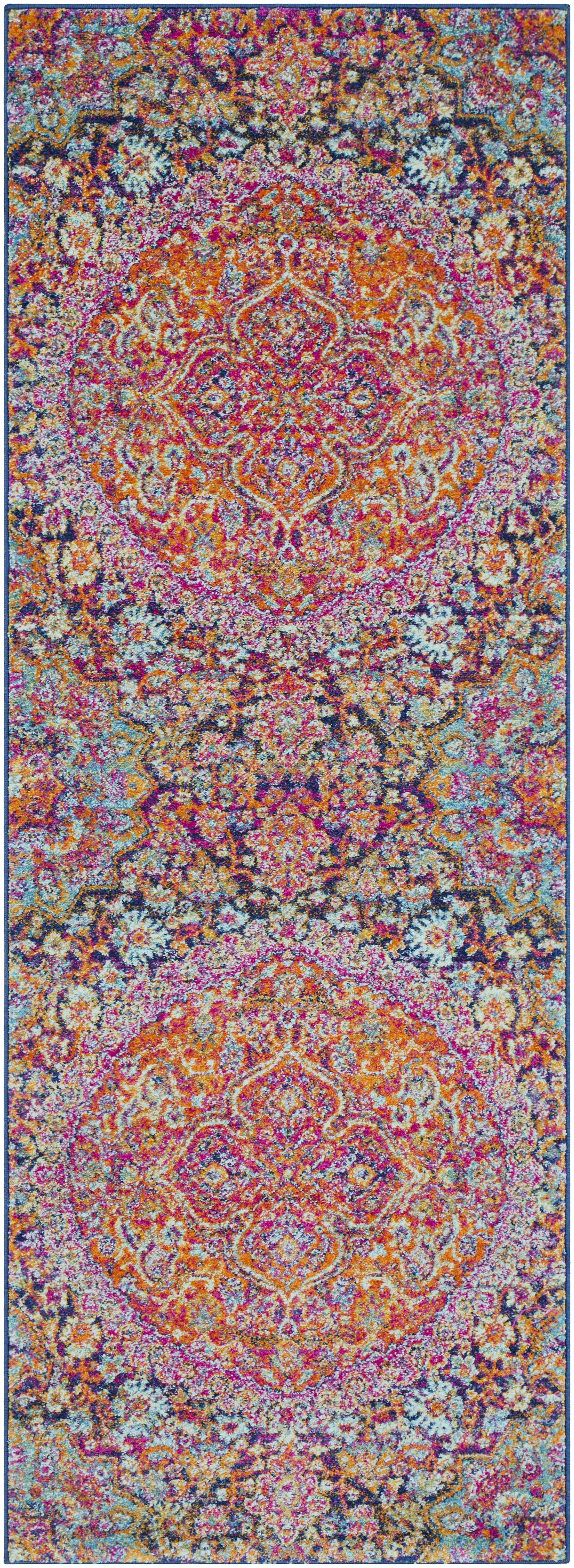 Burnt Orange Ojus Area Rug - Image 8