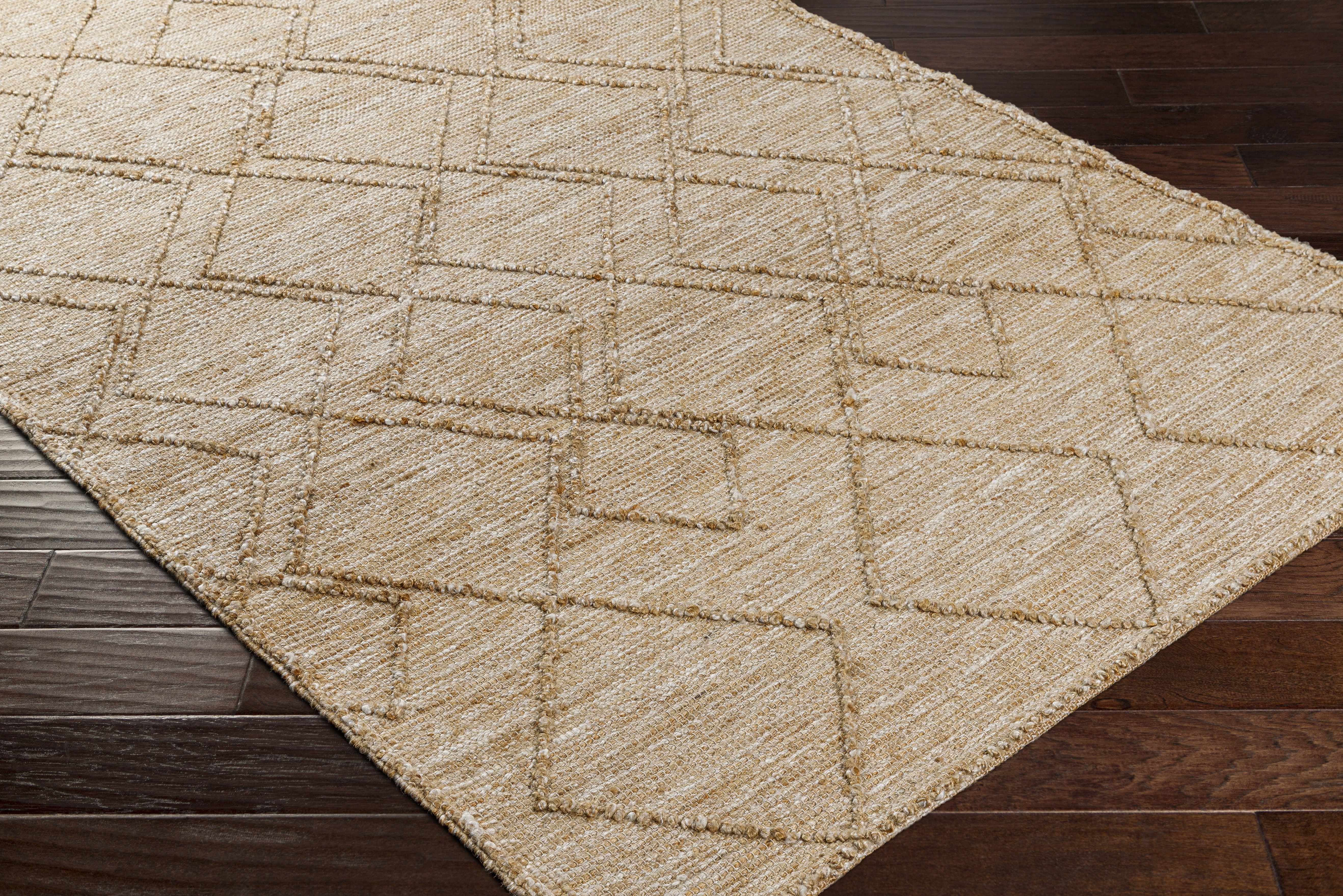 Buse Hand Woven Beige Area Rug - Clearance - Image 5