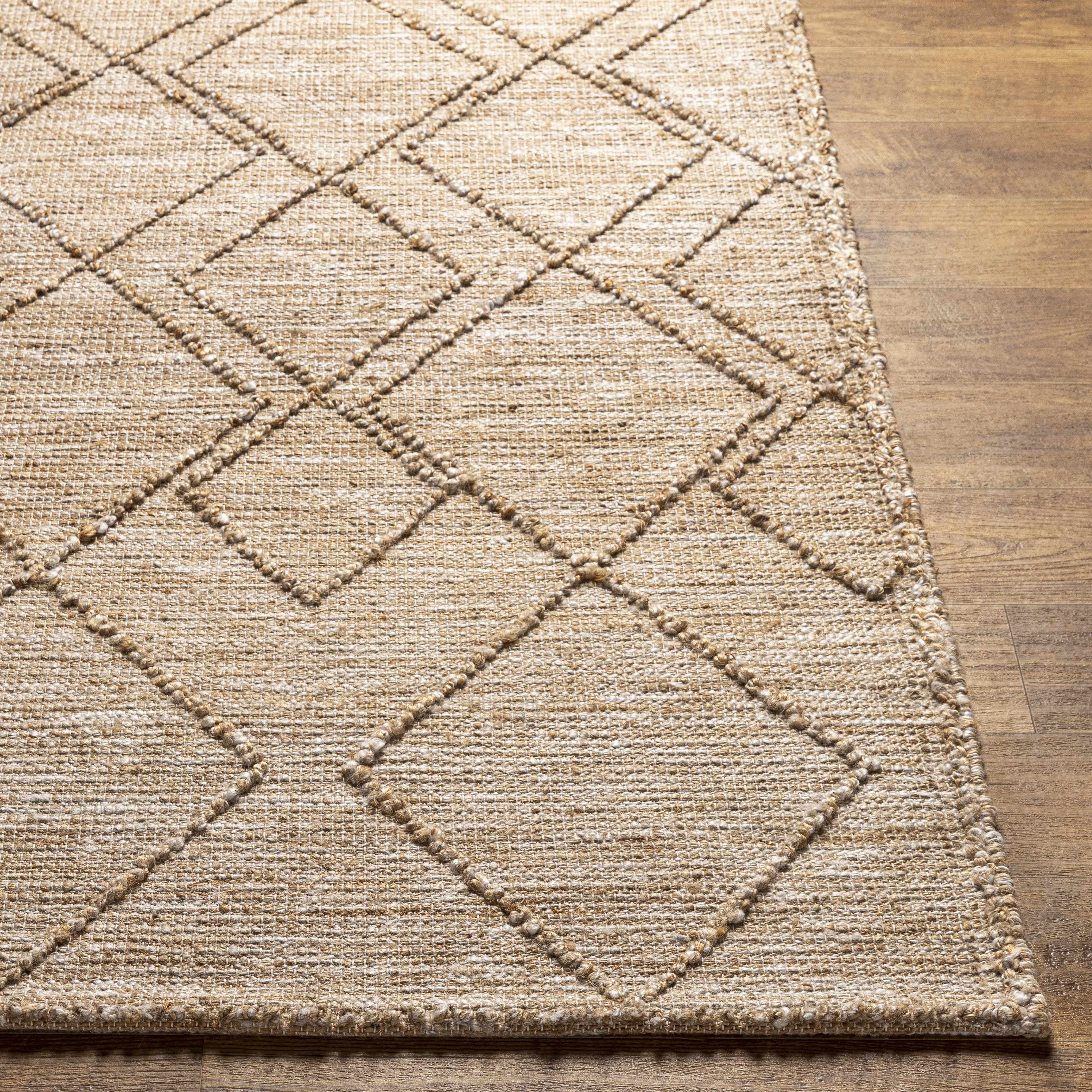 Buse Hand Woven Beige Area Rug - Clearance - Image 6