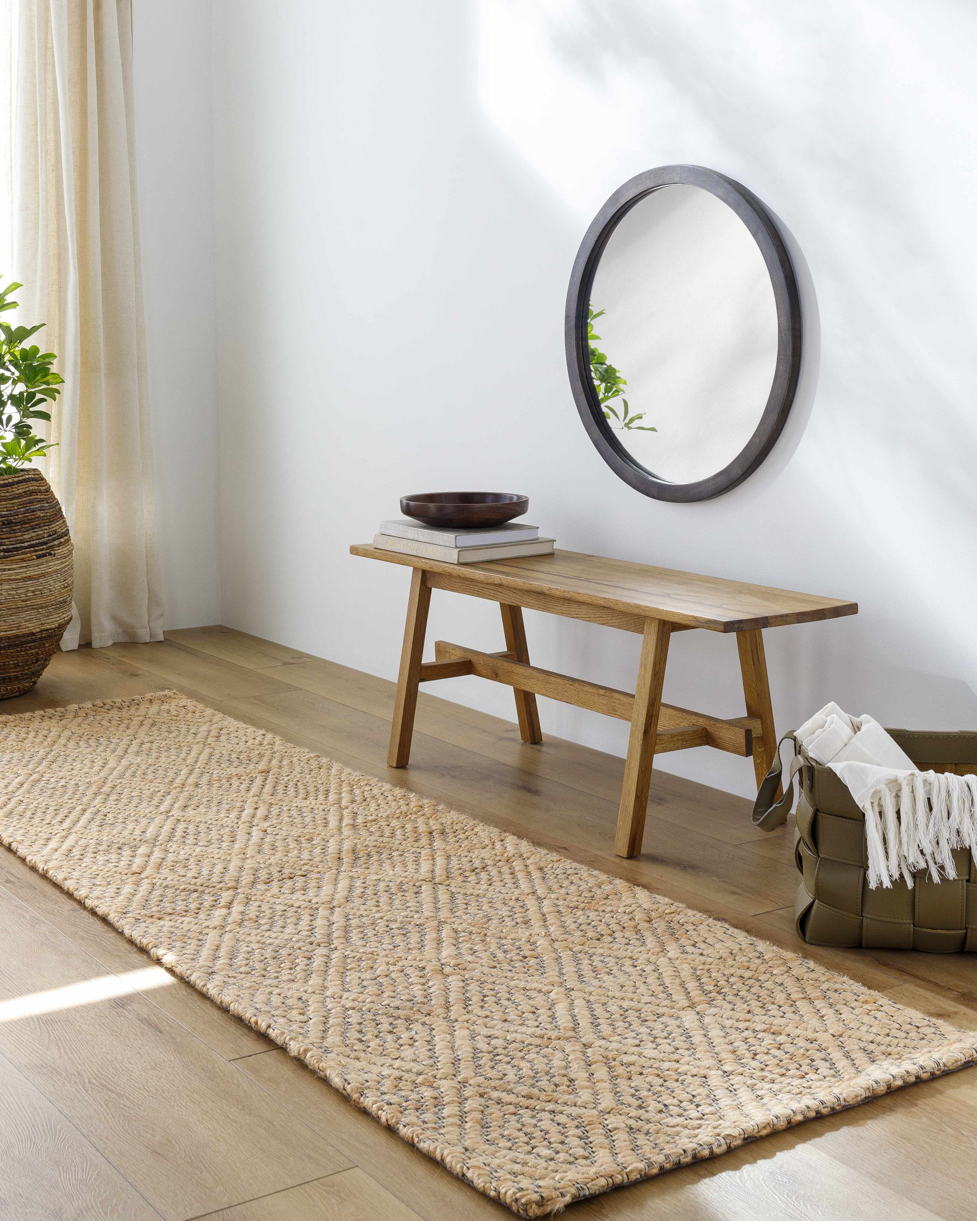 Buwoi Hand Woven Tan Jute Rug - Clearance - Image 13