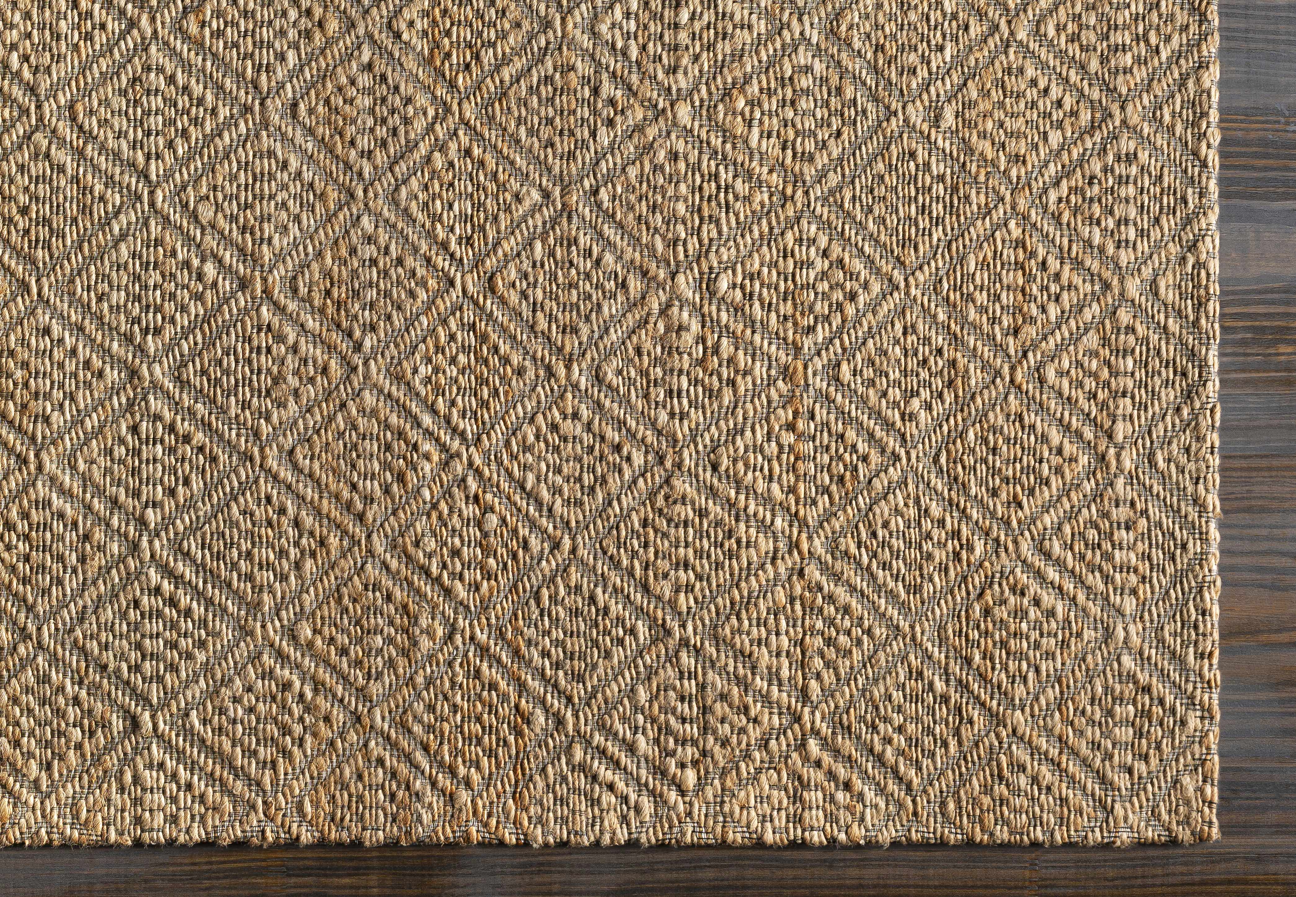 Buwoi Hand Woven Tan Jute Rug - Clearance - Image 5