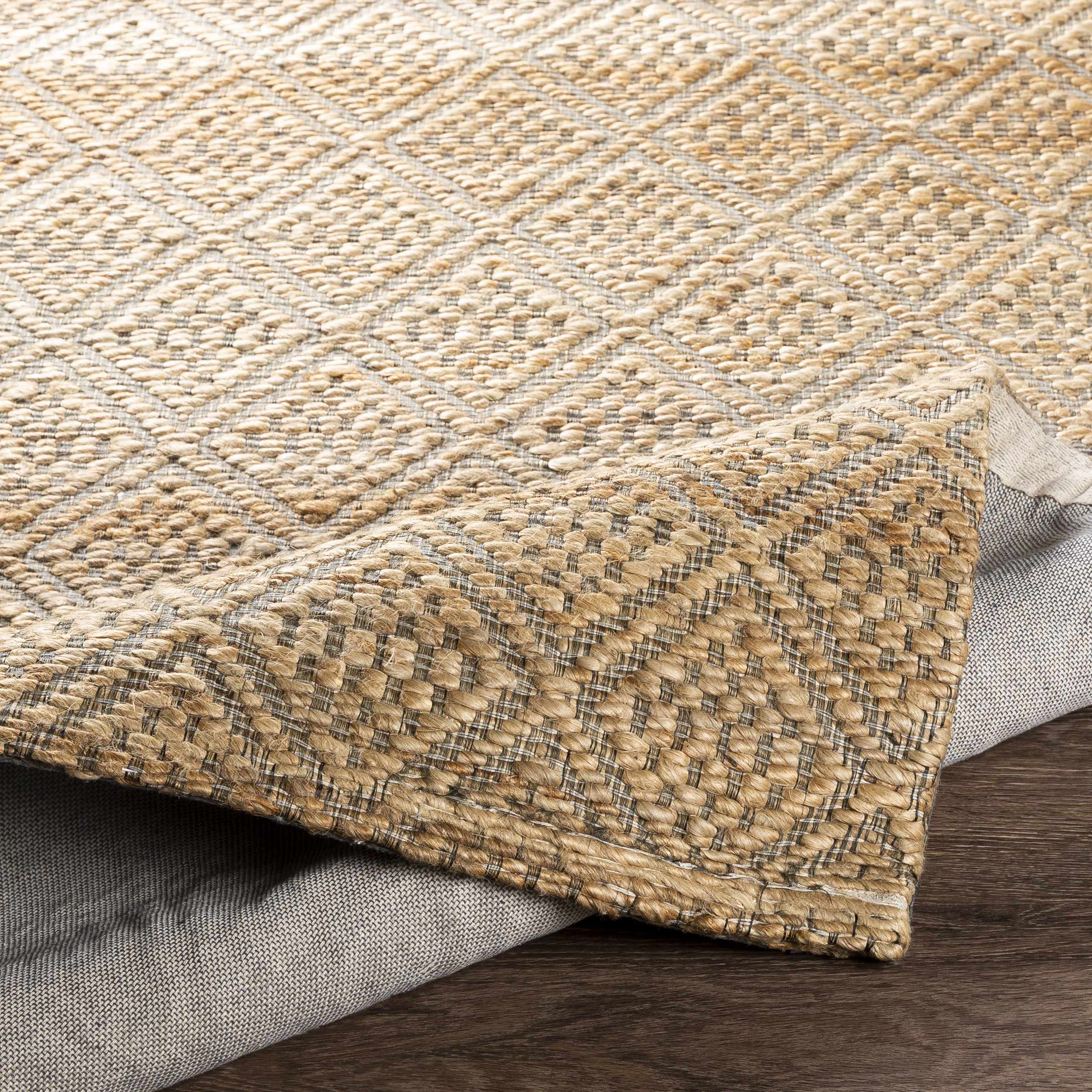 Buwoi Hand Woven Tan Jute Rug - Clearance - Image 7
