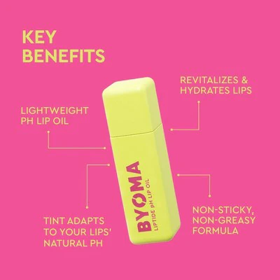 BYOMA Duo Gift Set Liptide Lip Mask and pH Lip Oil 2pc - Imperfect Box - Image 3