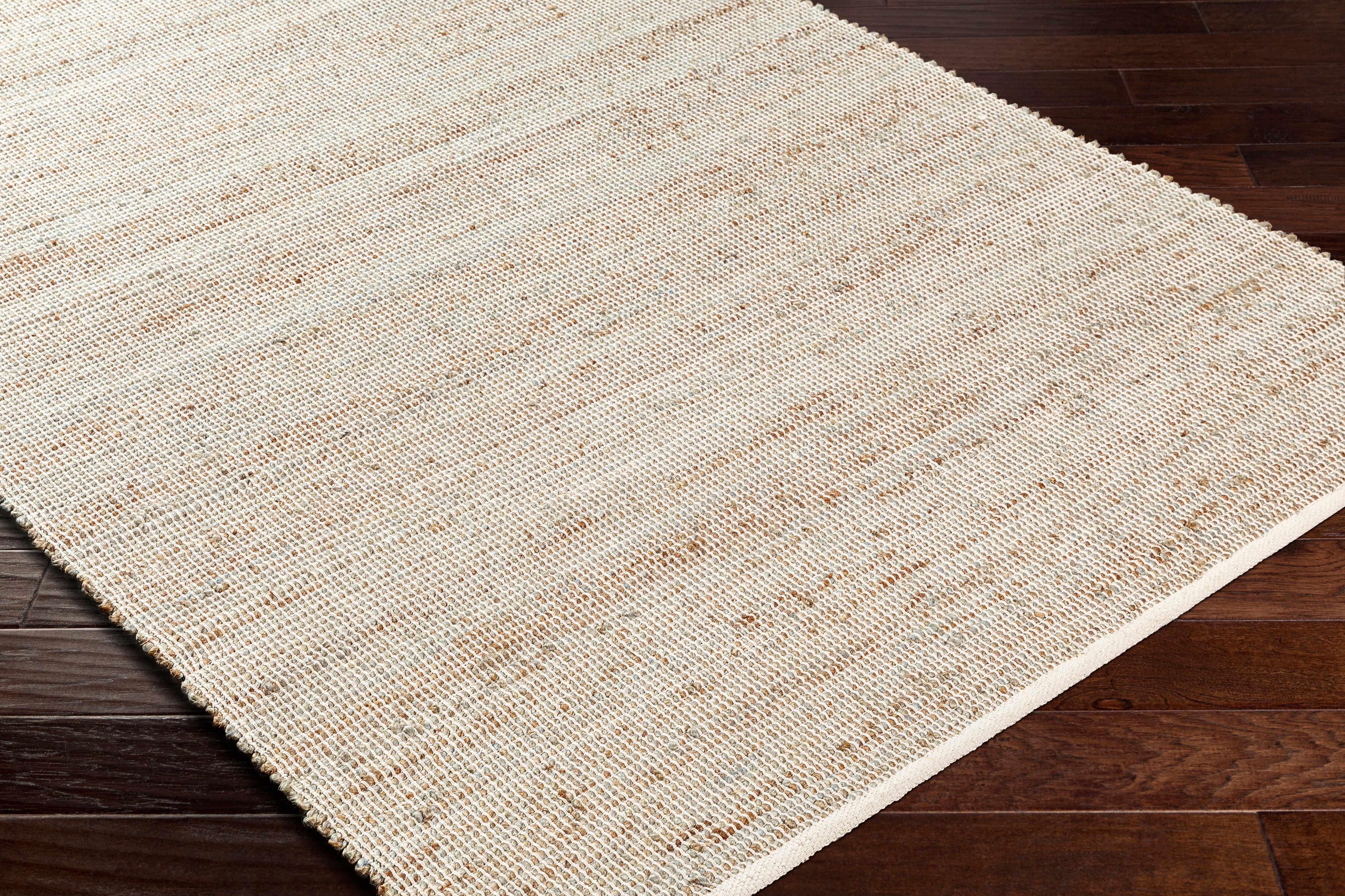 Byrne Beige & Green Jute Rug - Image 3