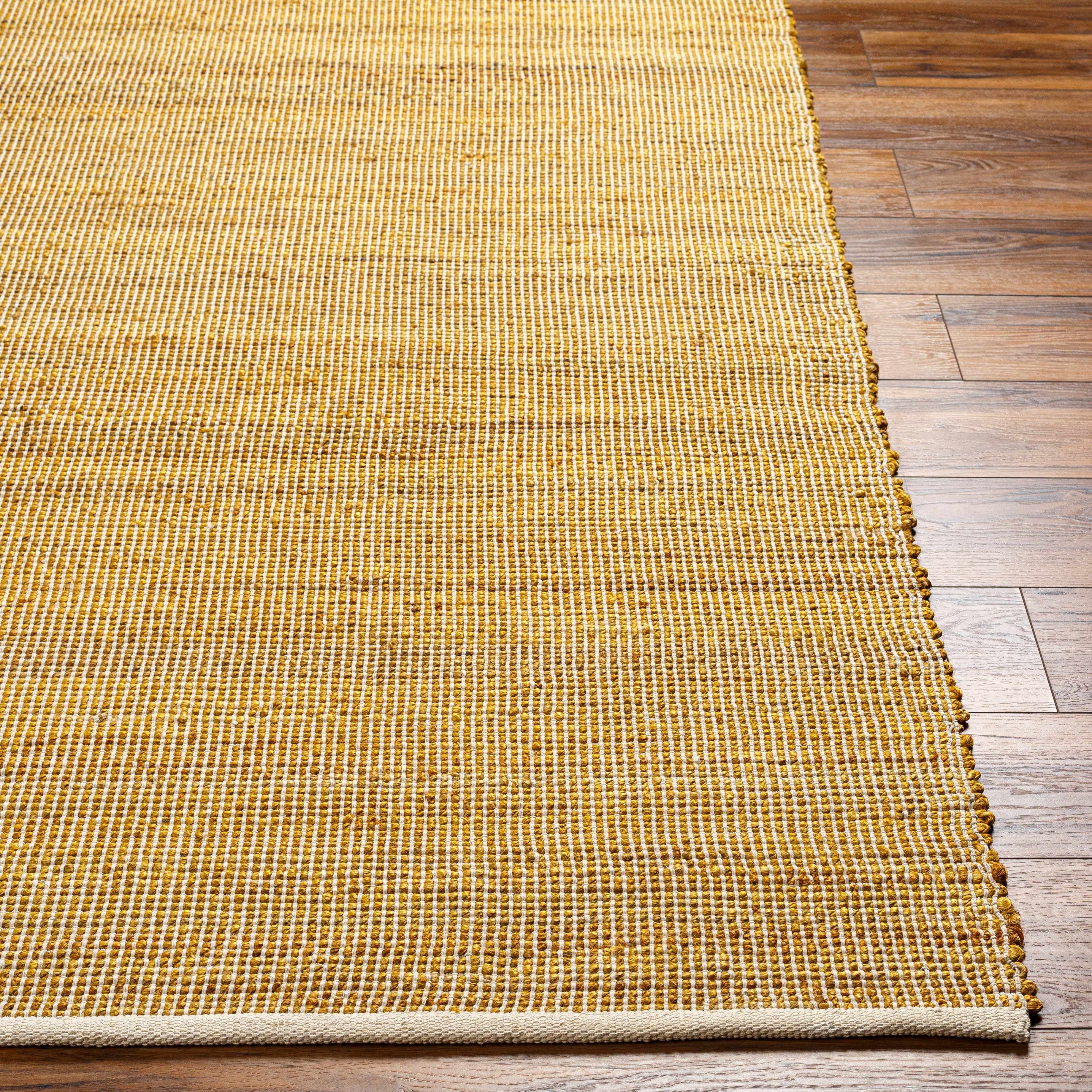 Byrne Tan Area Rug - Clearance - Image 4