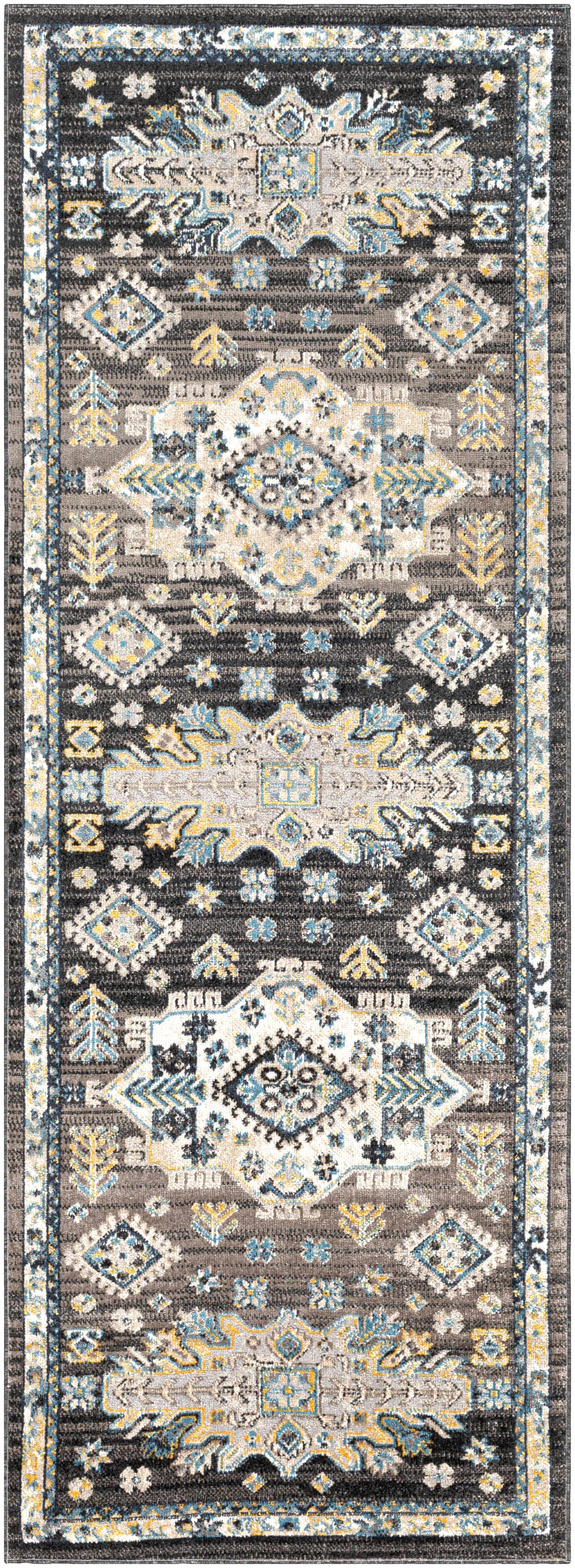 Cabacungan Black & Blue Washable Rug - Clearance - Image 7