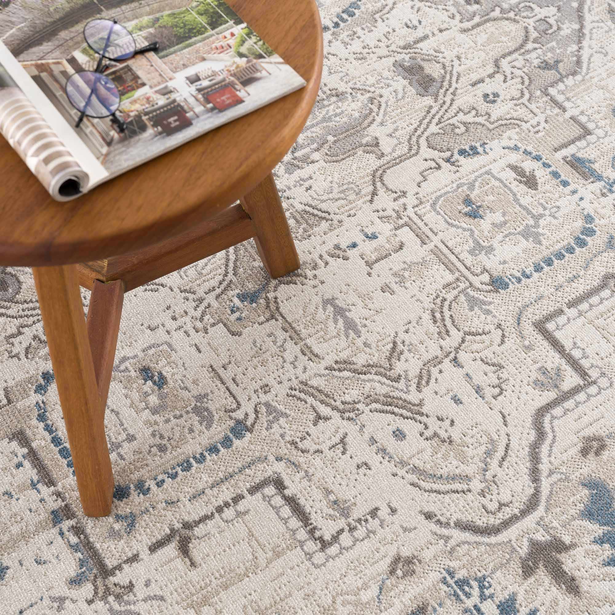 Cabacungan Cream Washable Area Rug - Clearance - Image 4