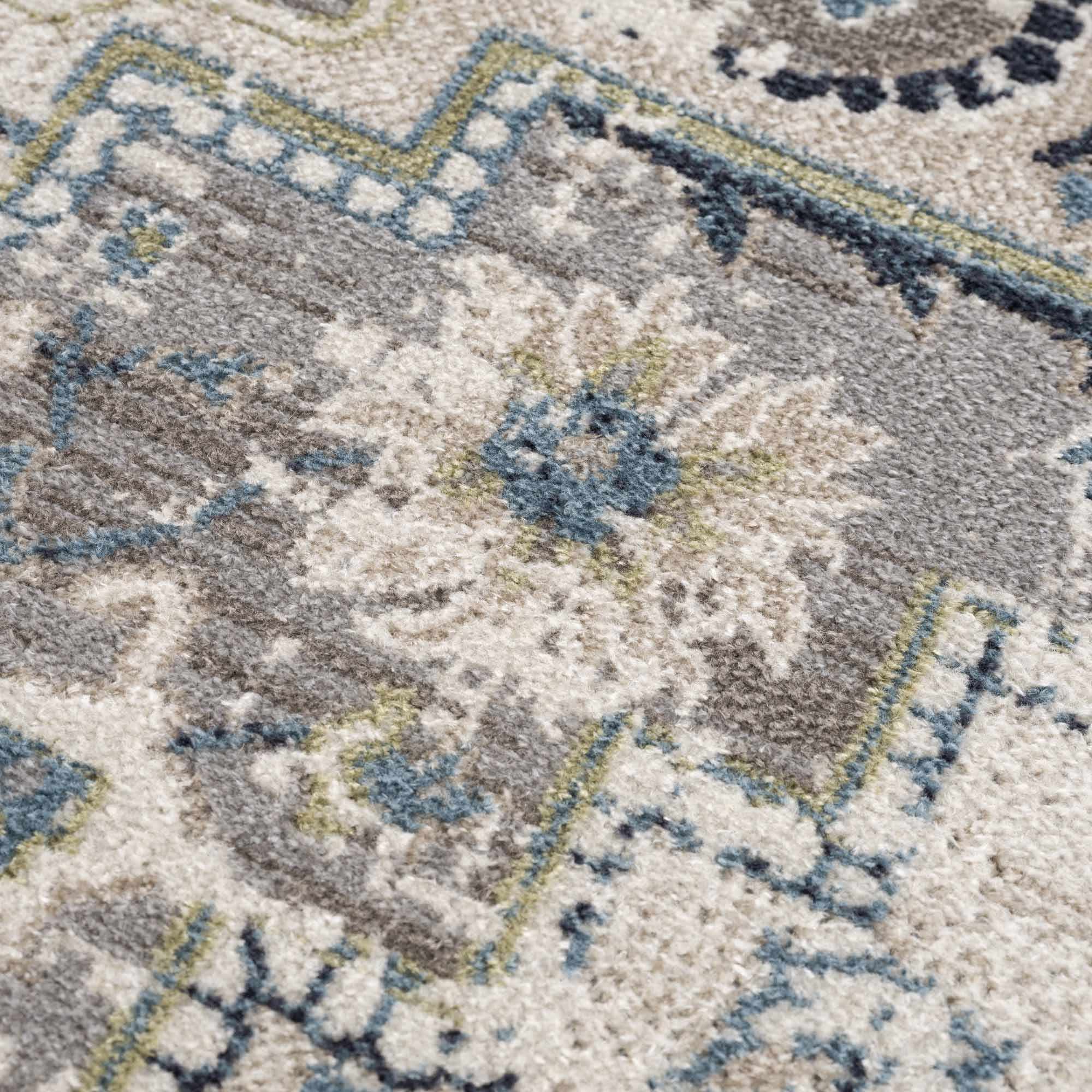Cabacungan Gray & Blue Washable Area Rug - Image 16