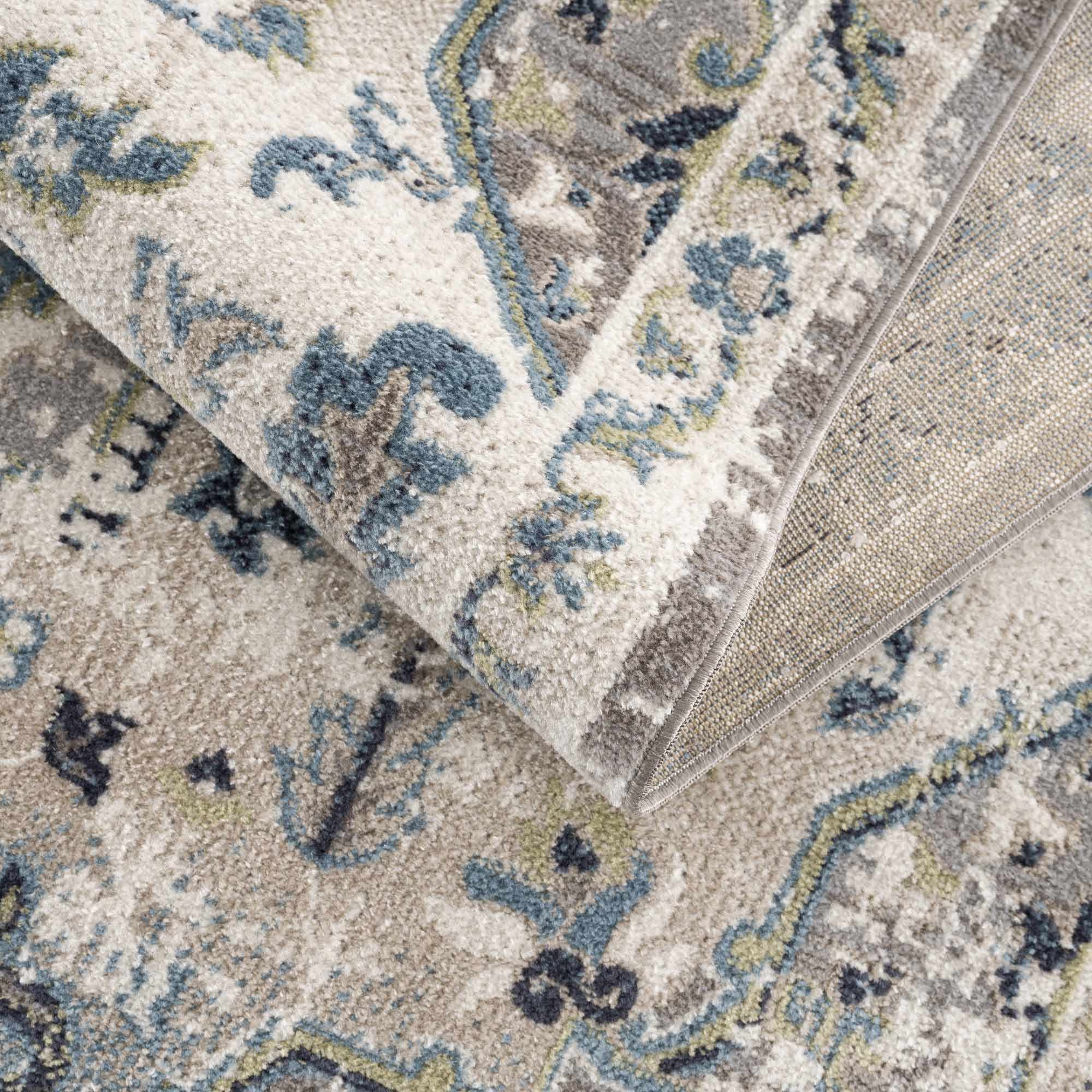 Cabacungan Gray & Blue Washable Area Rug - Image 18