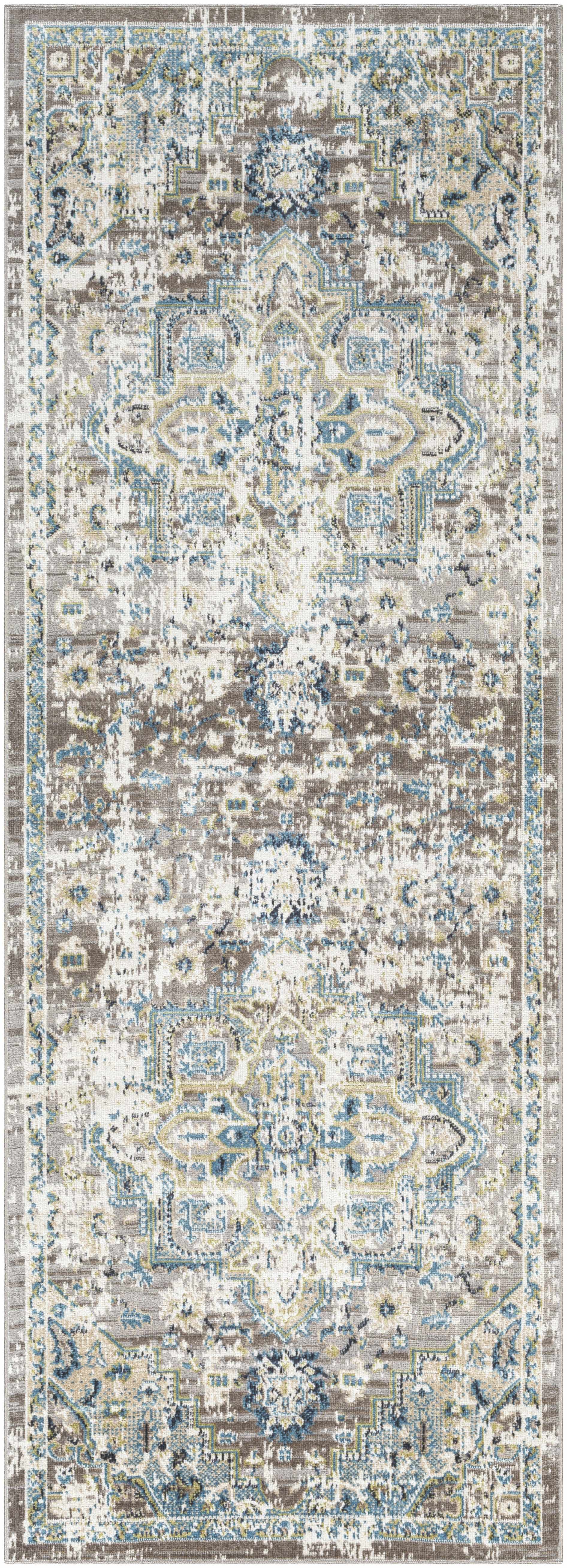 Cabacungan Gray & Blue Washable Area Rug - Image 19