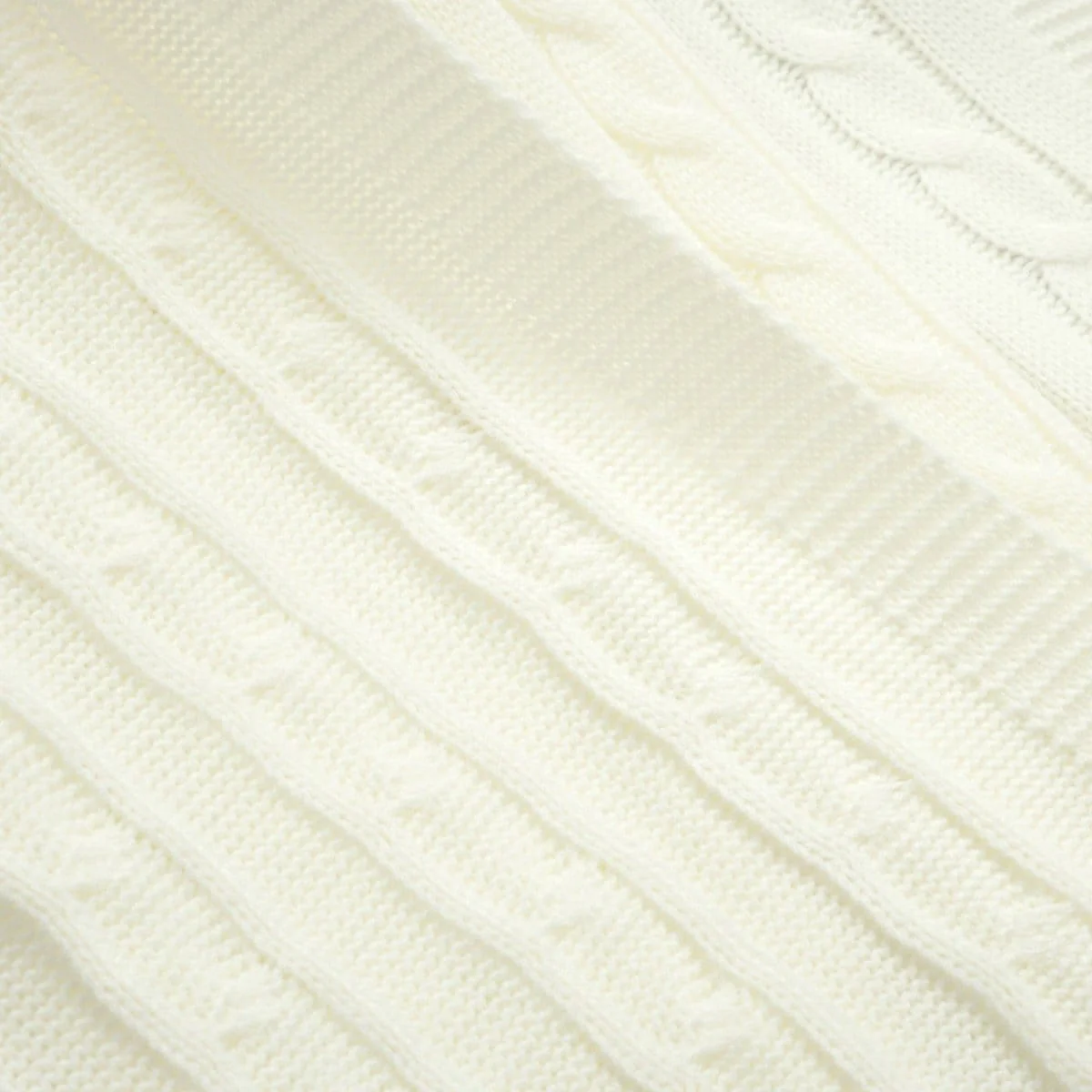 Cable Soft Knitted Blanket/Coverlet - Image 15