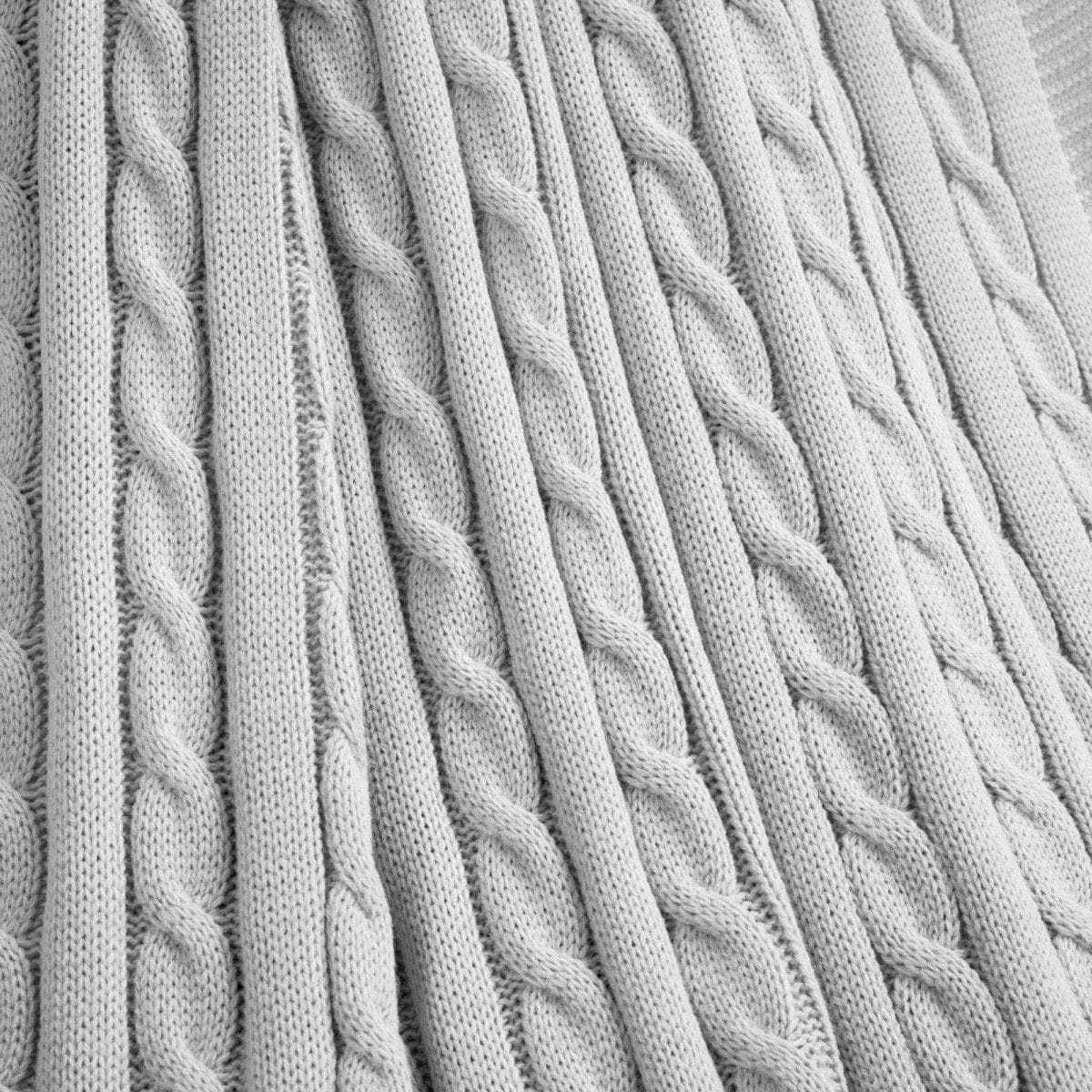 Cable Soft Knitted Blanket/Coverlet - Image 9
