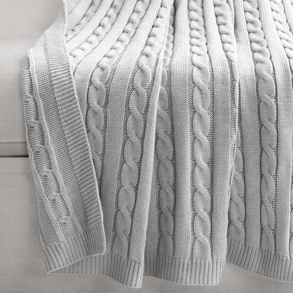 Cable Soft Knitted Throw - Image 7