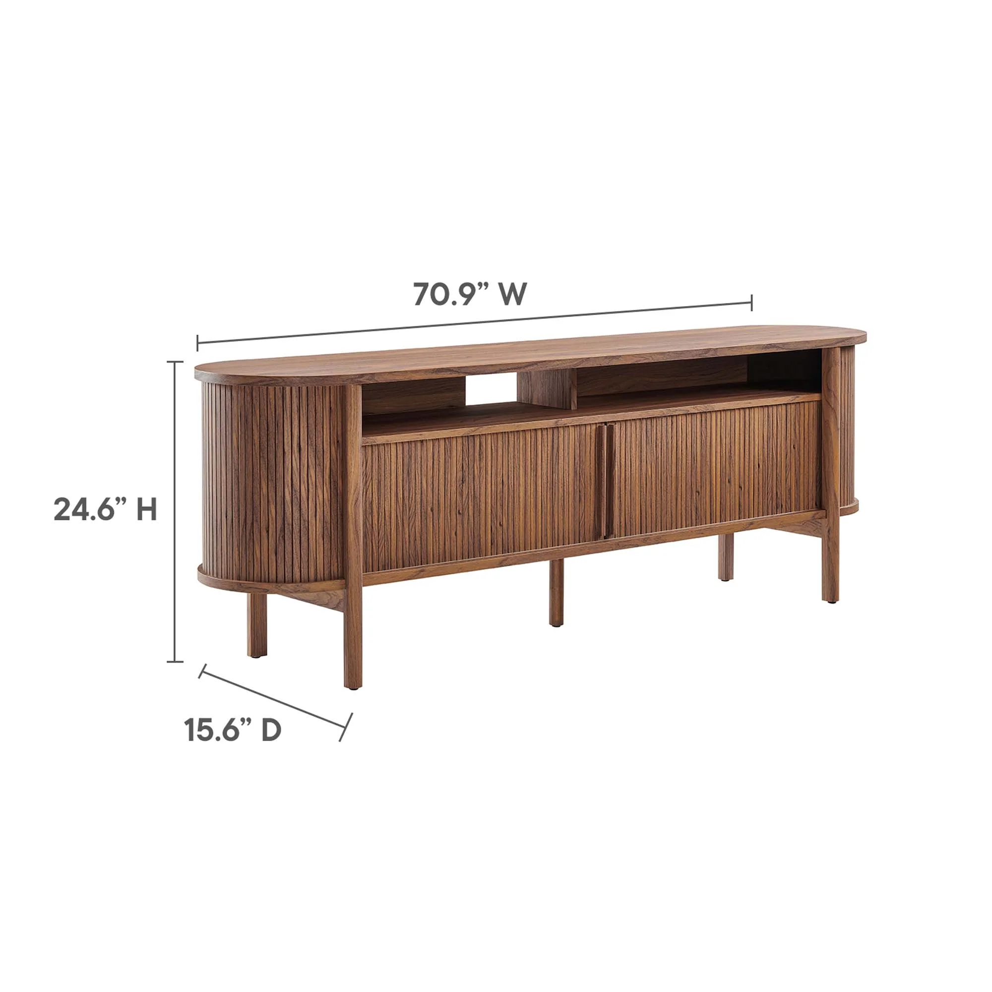Cadence 71" Curved TV Stand by Modway - Image 12