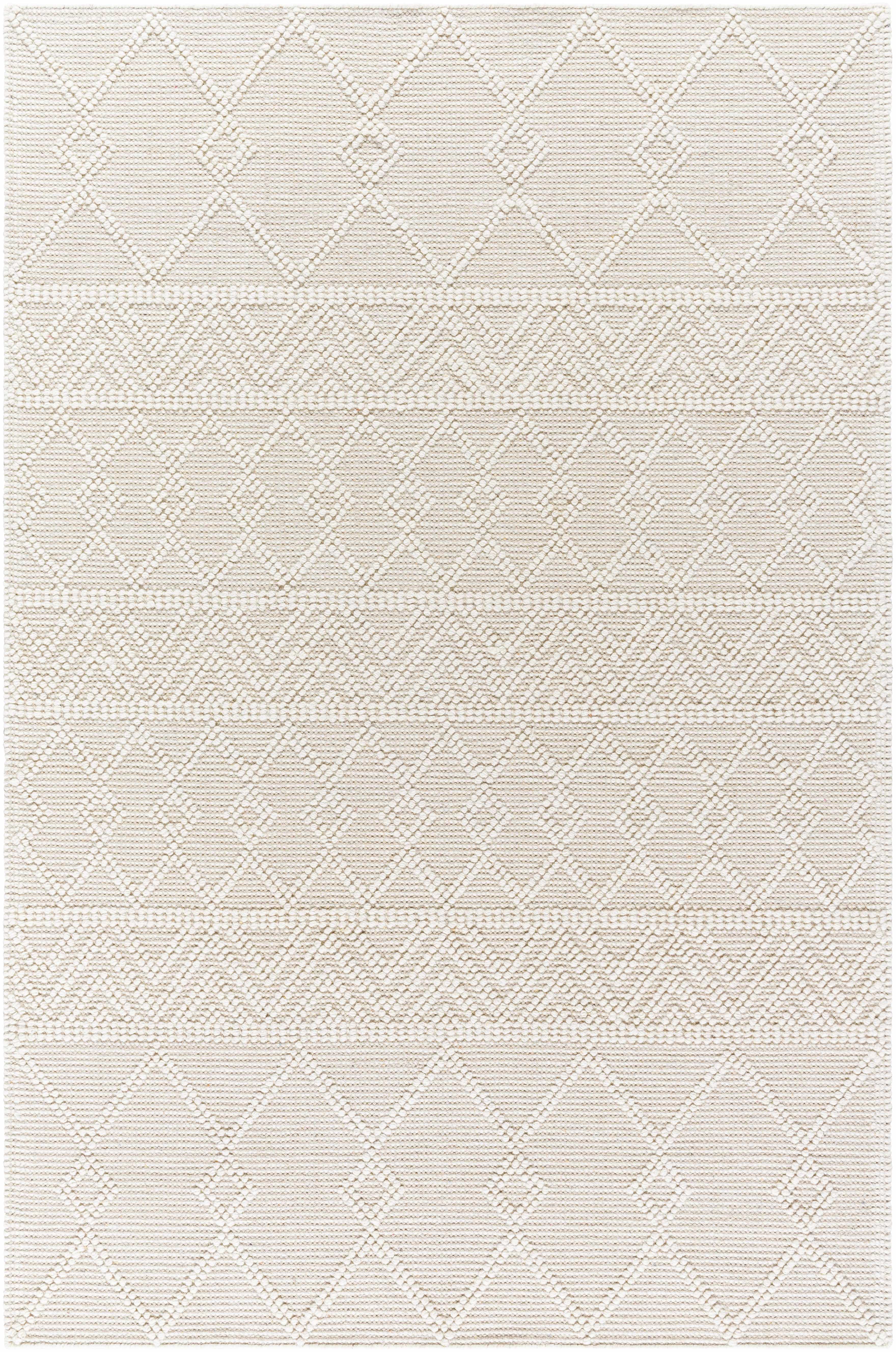 Caelum White Wool-Blend Rug - Image 10