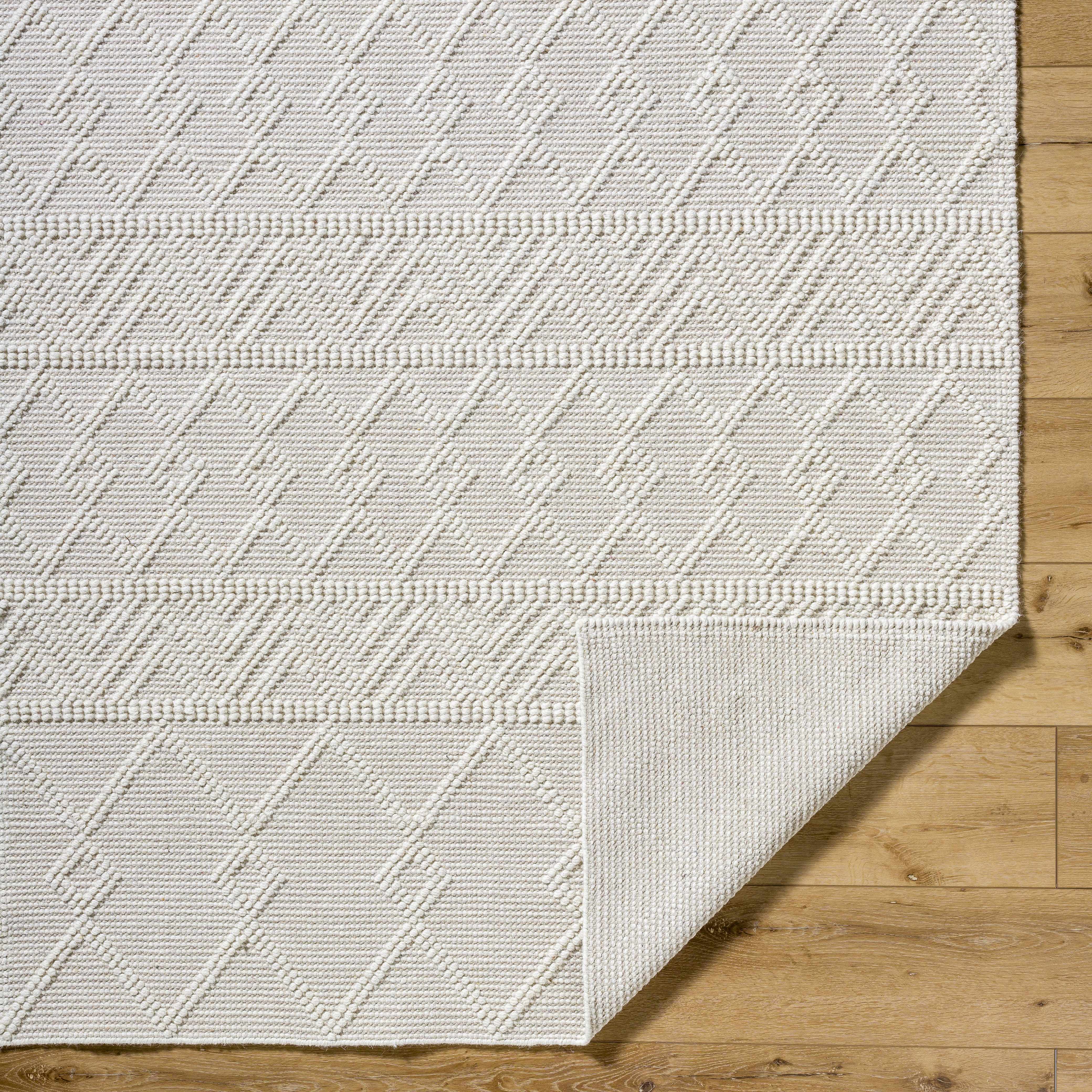 Caelum White Wool-Blend Rug - Image 6