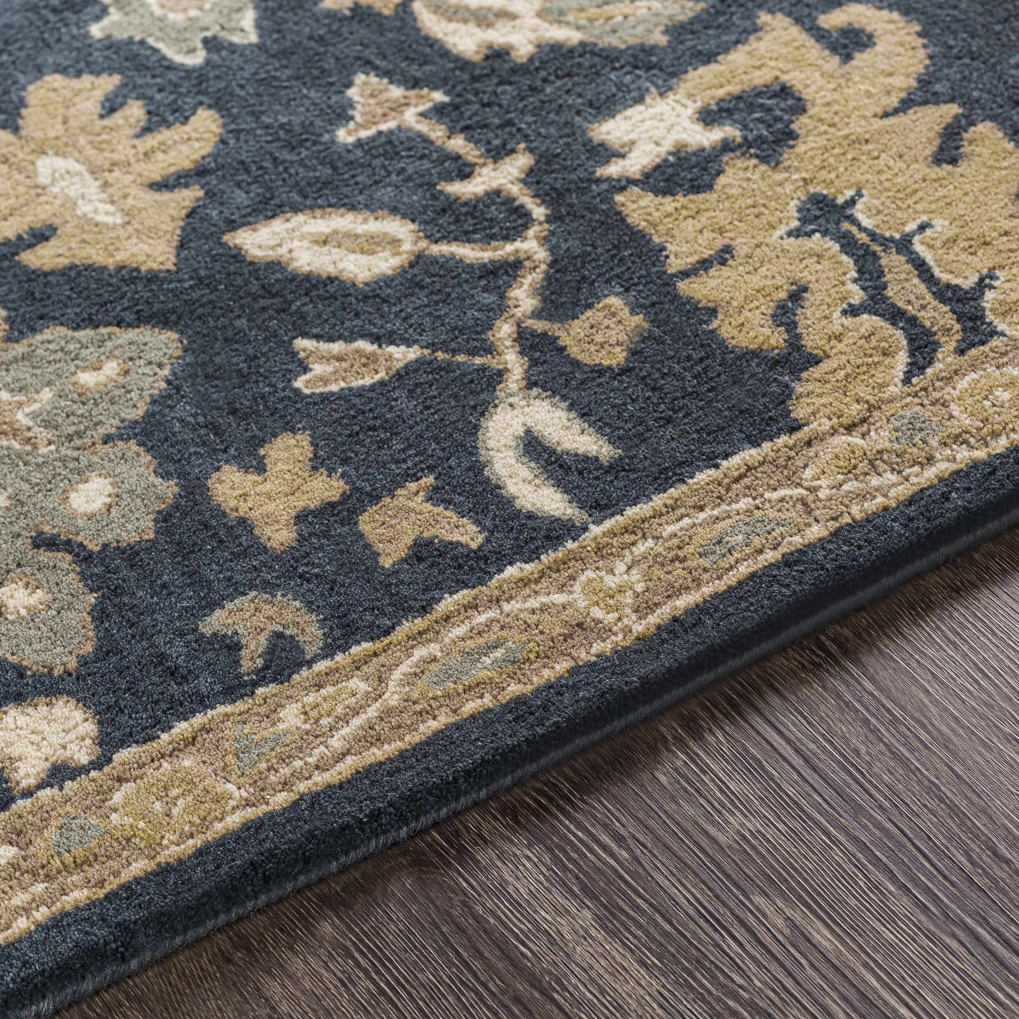 Caesar 1154 Navy Wool Rug - Image 12