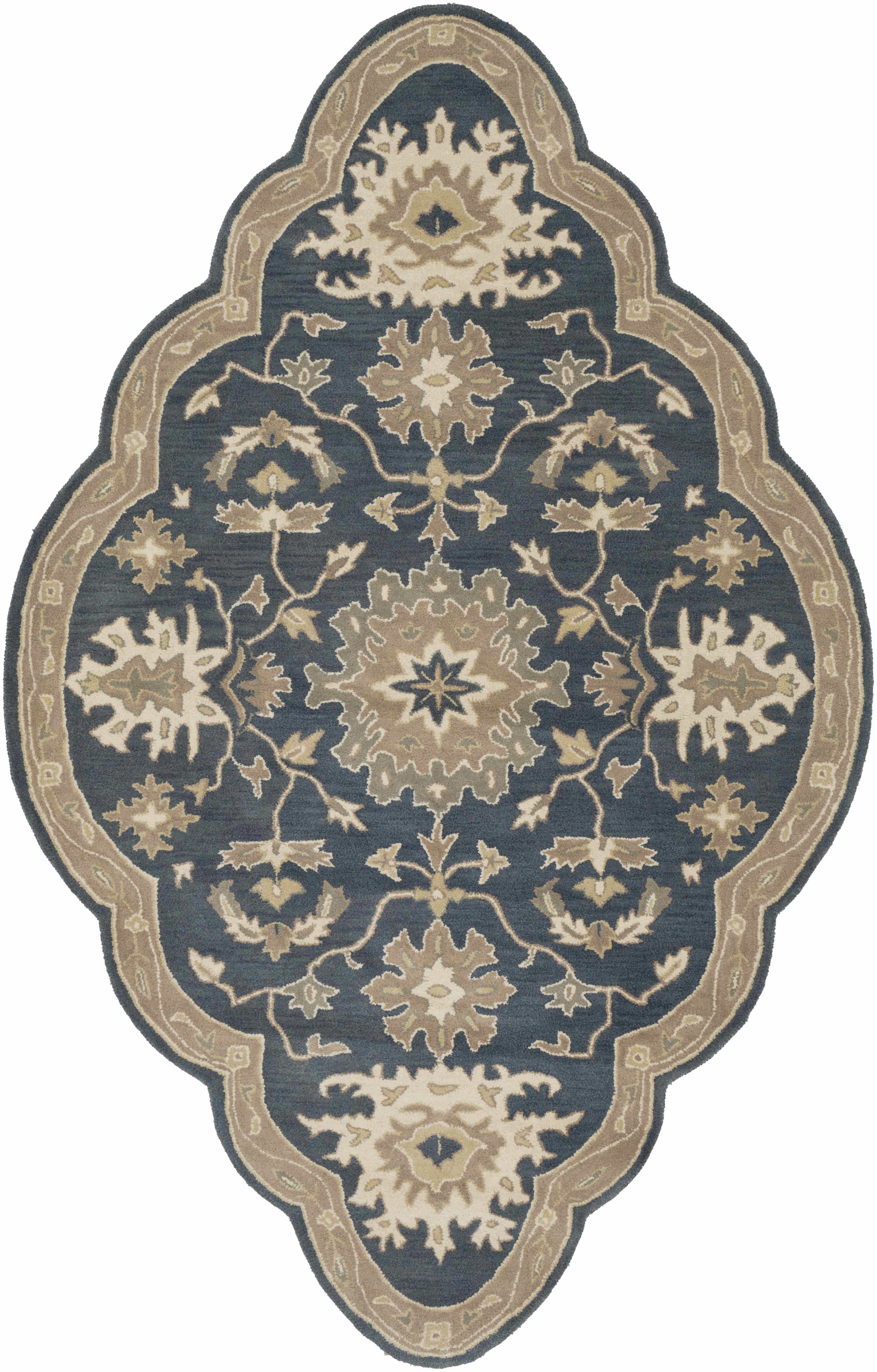 Caesar 1154 Navy Wool Rug - Image 13