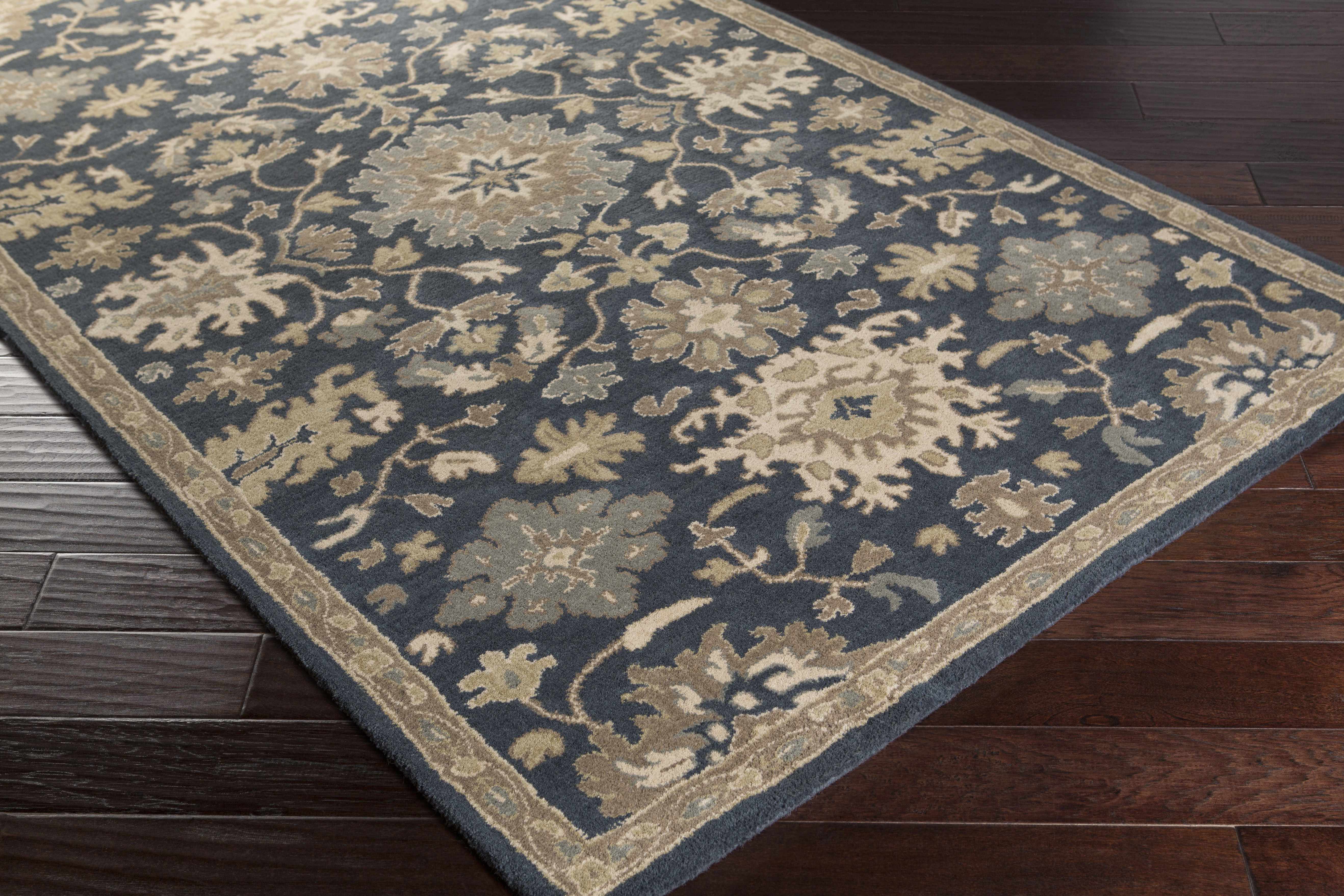 Caesar 1154 Navy Wool Rug - Image 14